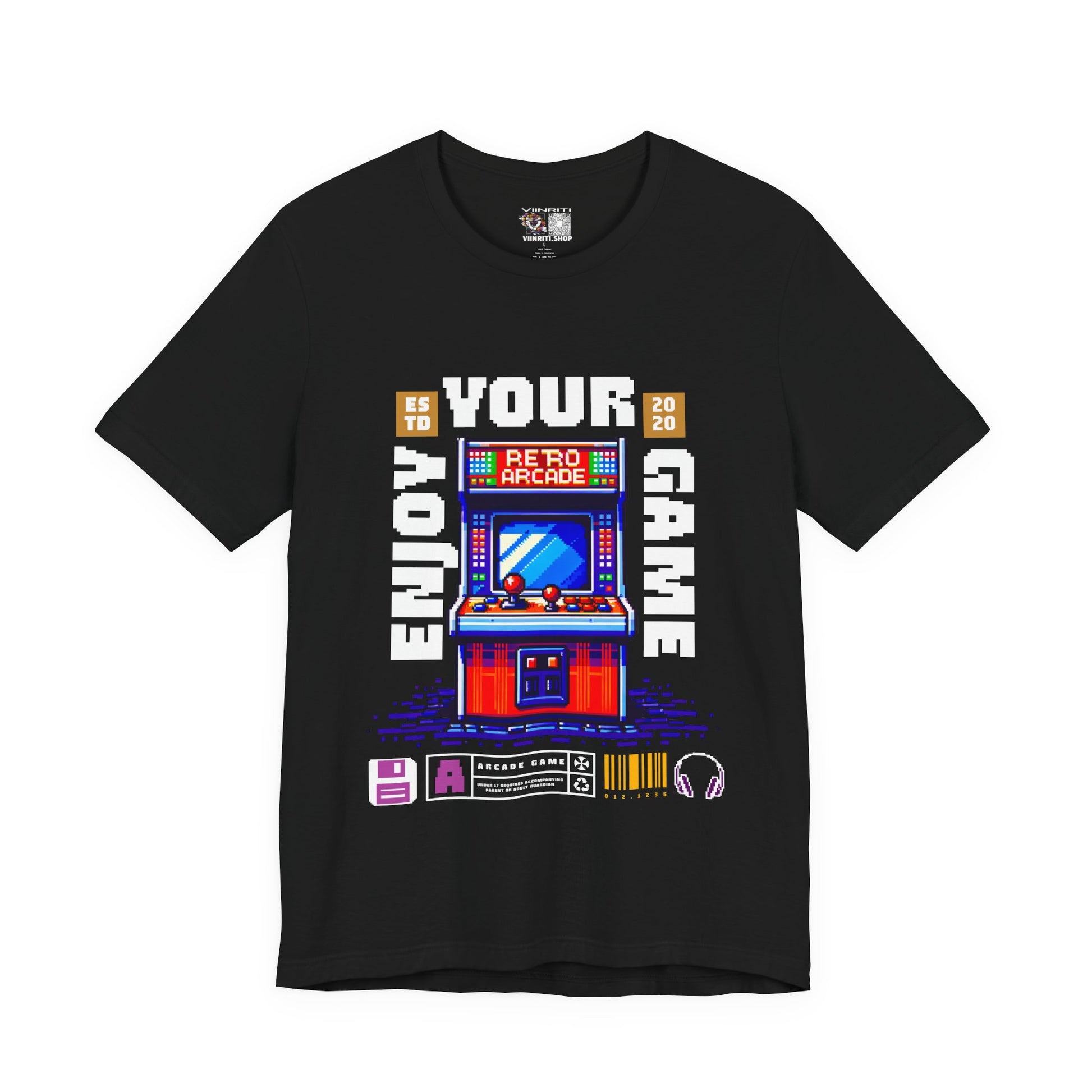 """"''Retro Arcade T-Shirt — Enjoy Your Game Vintage Gaming Tee