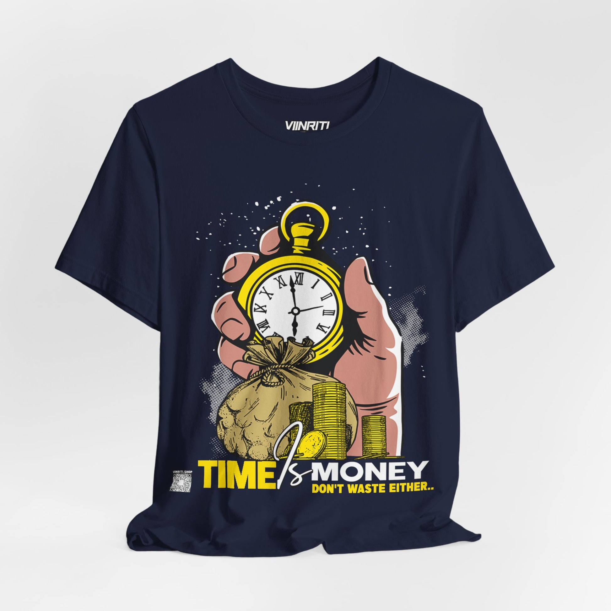 TIME IS MONEY Unisex Jersey Short Sleeve Tee
