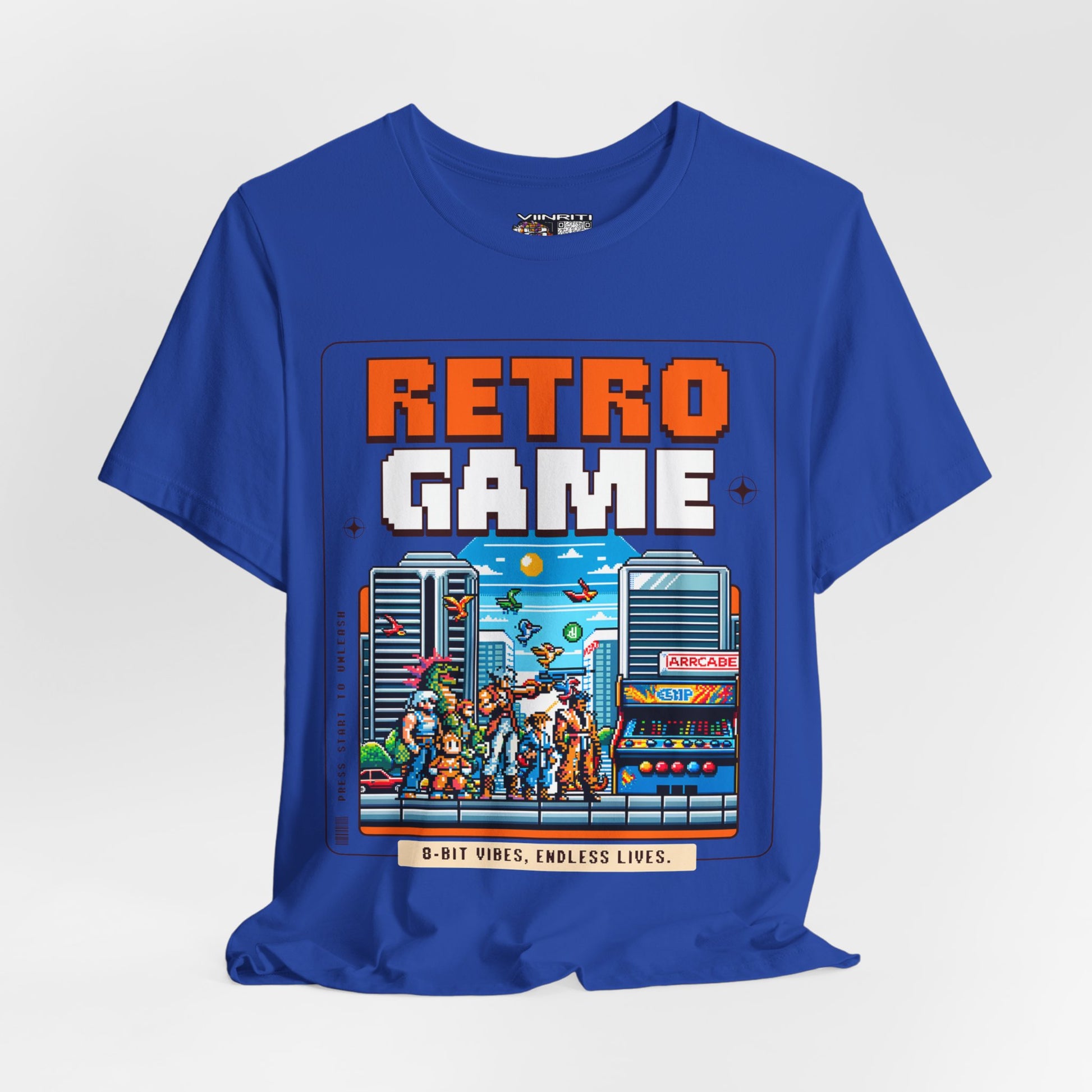Retro Game T‑Shirt — 8‑Bit Arcade Scene Tee