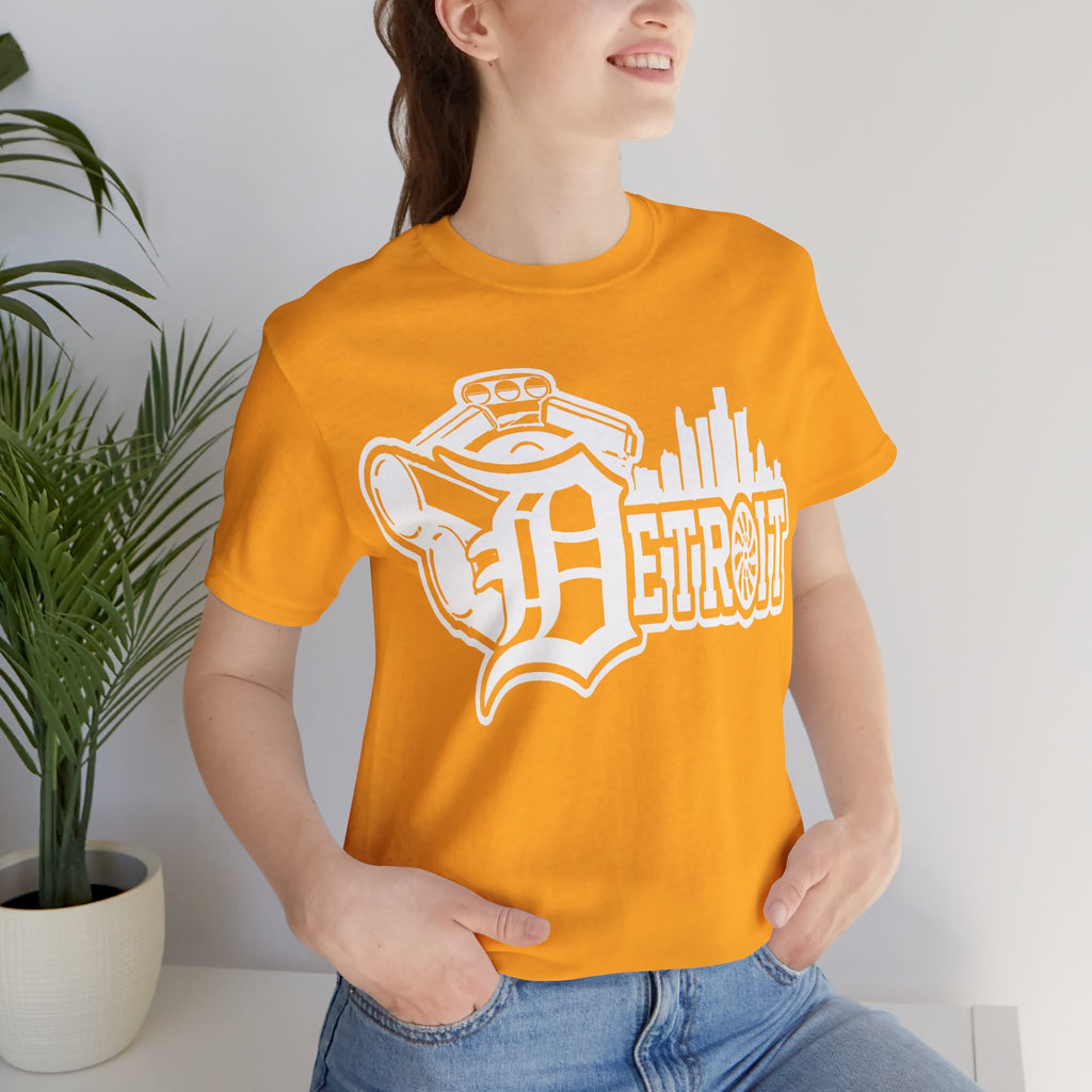 Detroit Skyline Tee — Vintage Motor City Logo T-Shirt