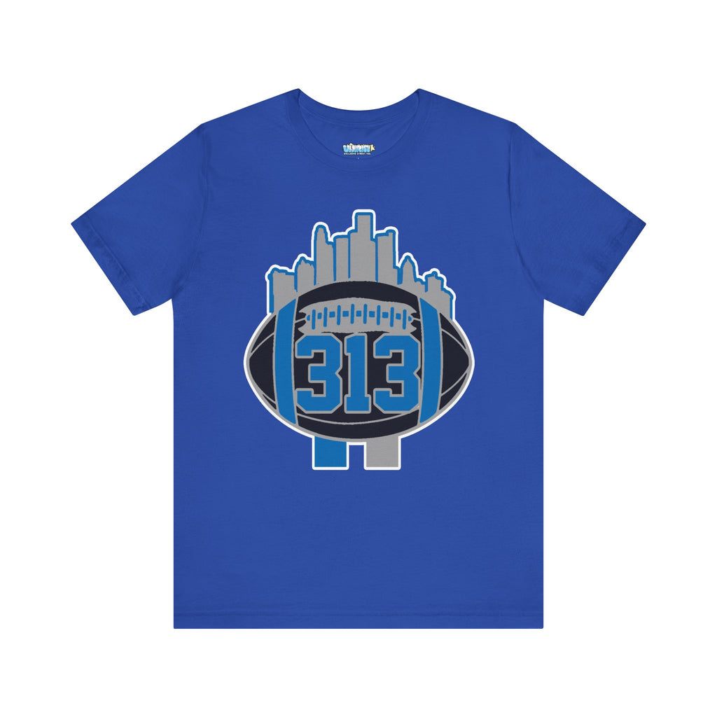 LION NEW COLORS DETROIT 313 FOOT BALL SHIRT