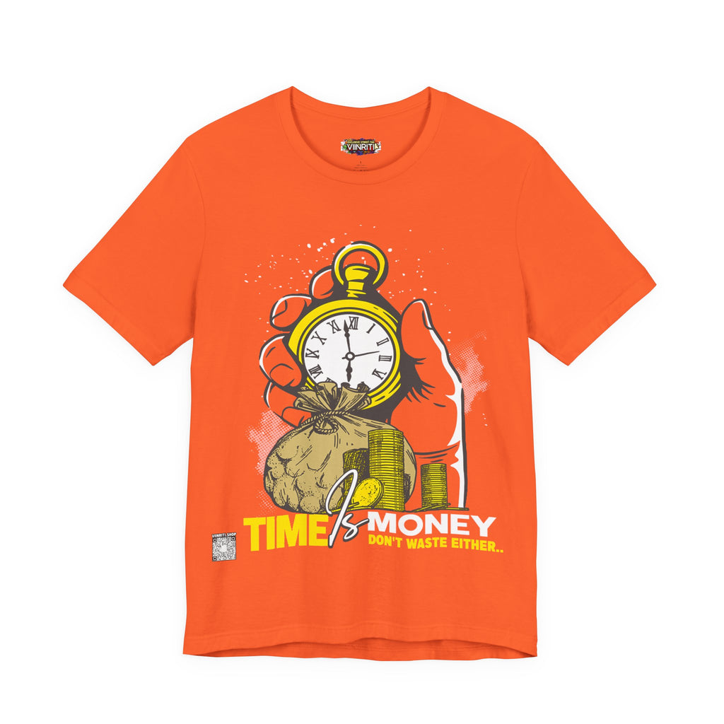 TIME IS MONEY Unisex Jersey Short Sleeve Tee