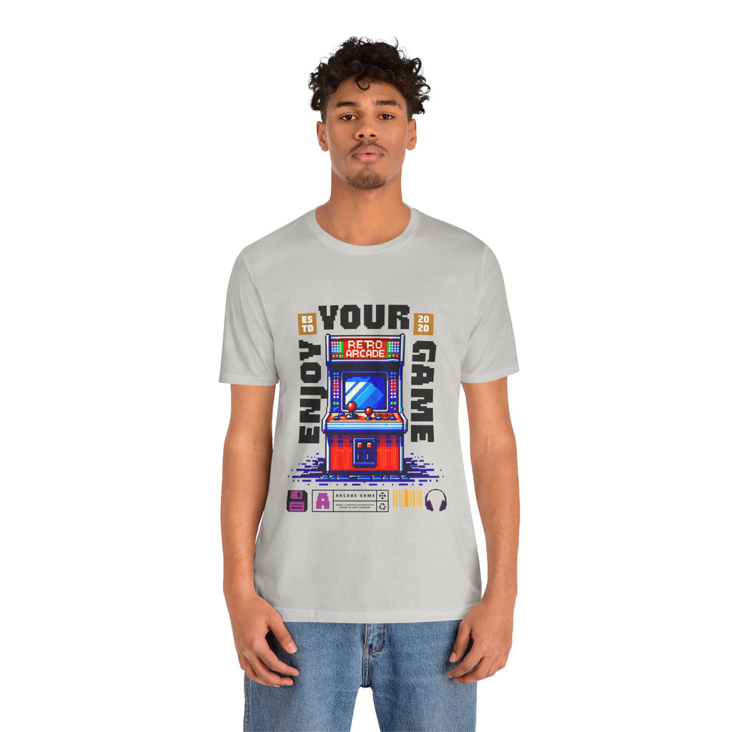 """"''Retro Arcade T-Shirt — Enjoy Your Game Vintage Gaming Tee