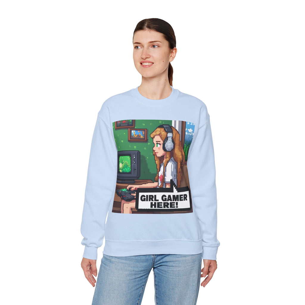 Retro Gamer Sweatshirt | Cozy Crewneck for Gaming Lovers, Video Game Gift, Casual Wear, Unisex Apparel, Perfect for Gamers
