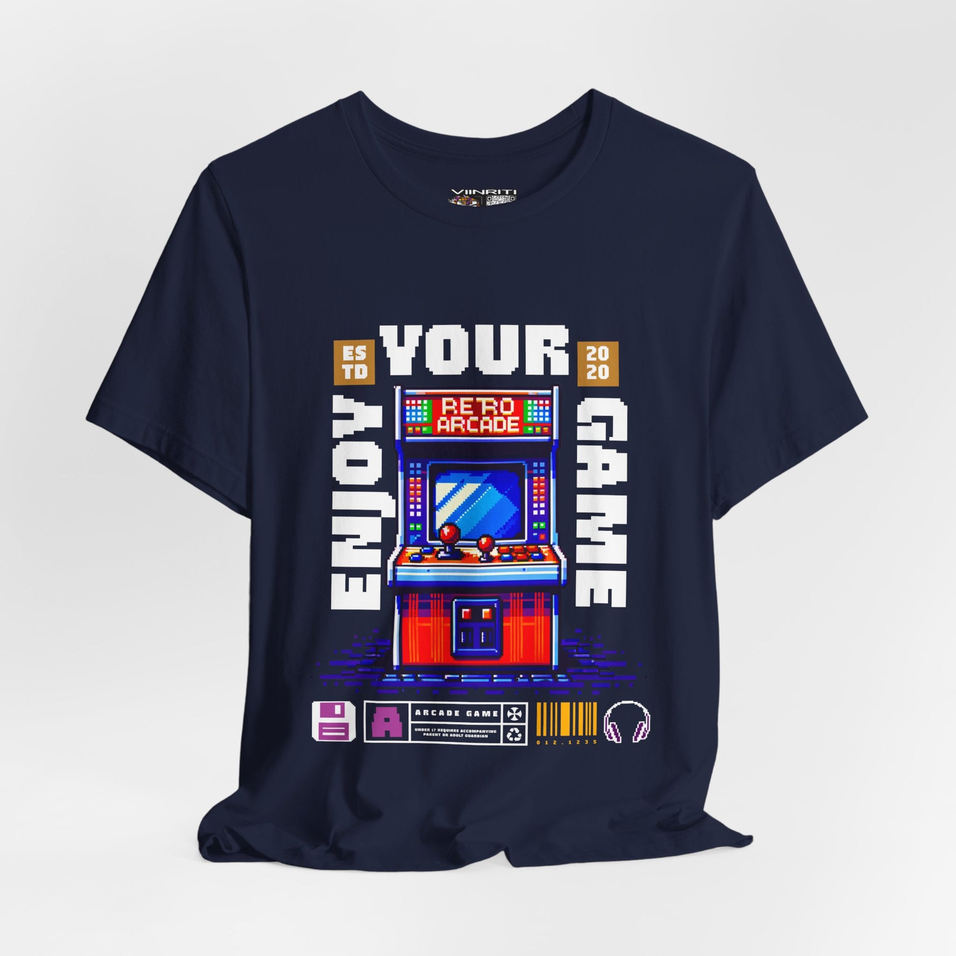 """"''Retro Arcade T-Shirt — Enjoy Your Game Vintage Gaming Tee