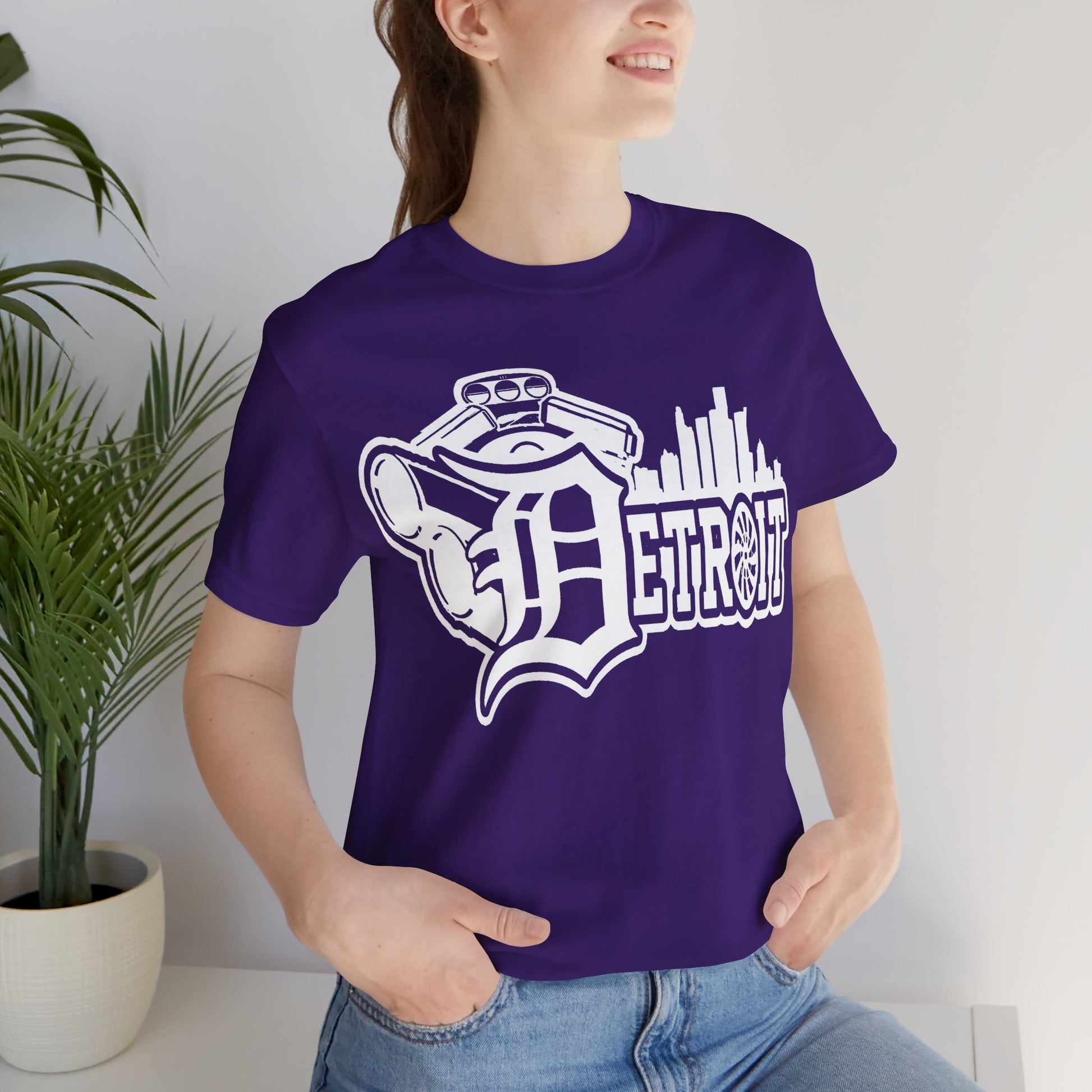 Detroit Skyline Tee — Vintage Motor City Logo T-Shirt