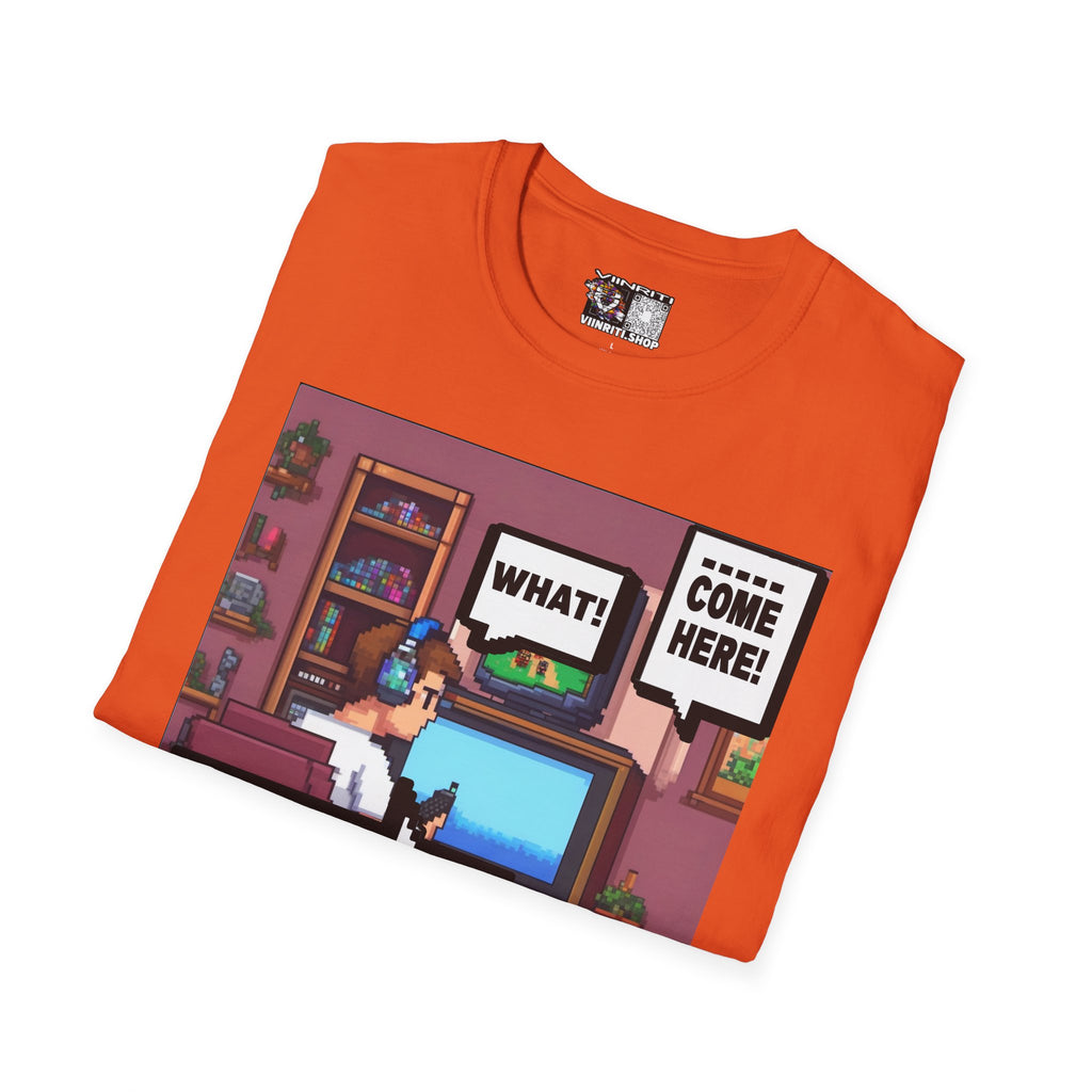 Gamer Room T-Shirt — "I'm Trying to Play the Game" Retro Pixel Art Tee