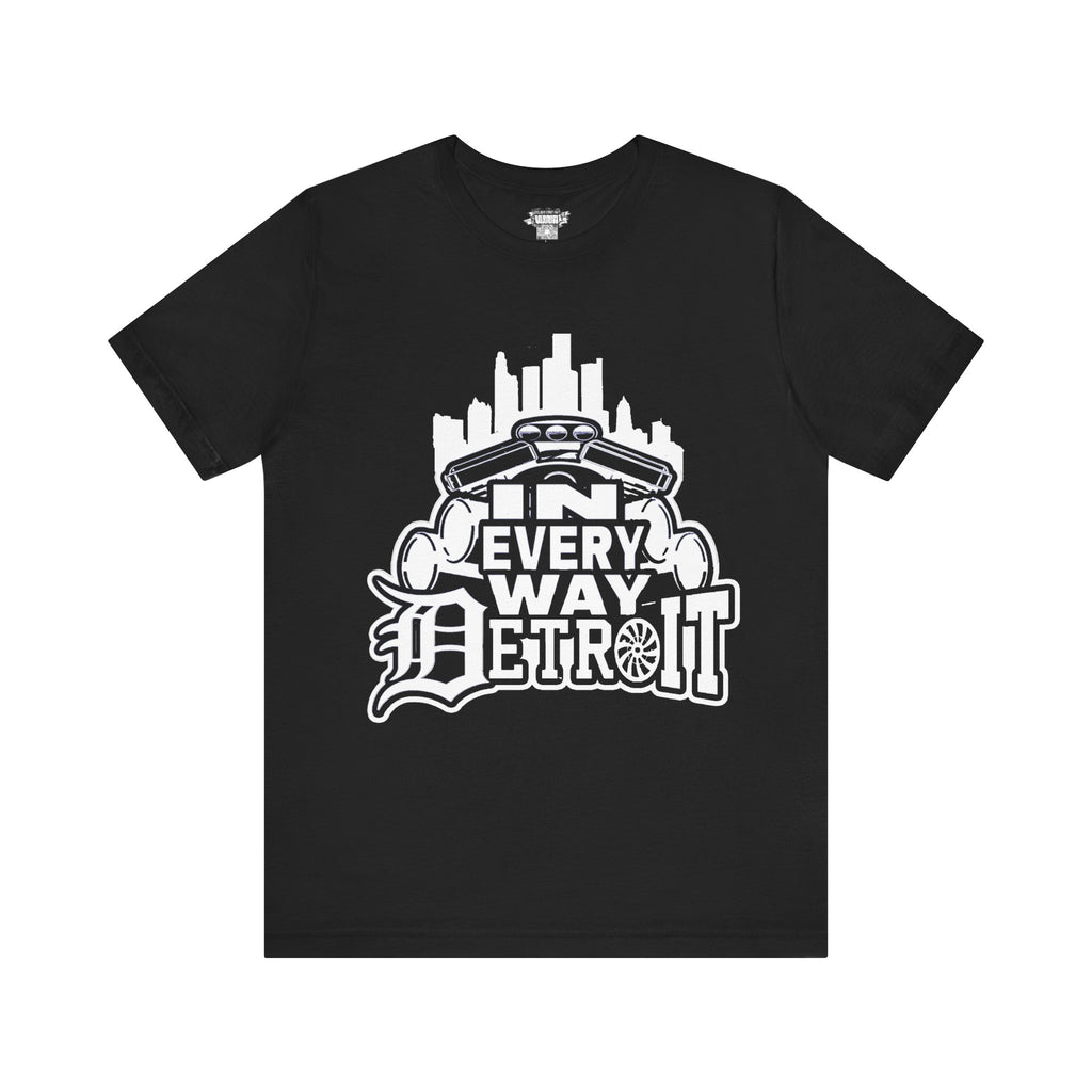 Detroit Big Pipes Unisex Tee, City Pride Shirt, Automotive Enthusiast Top, Casual Wear, Gift for Detroit Lovers
