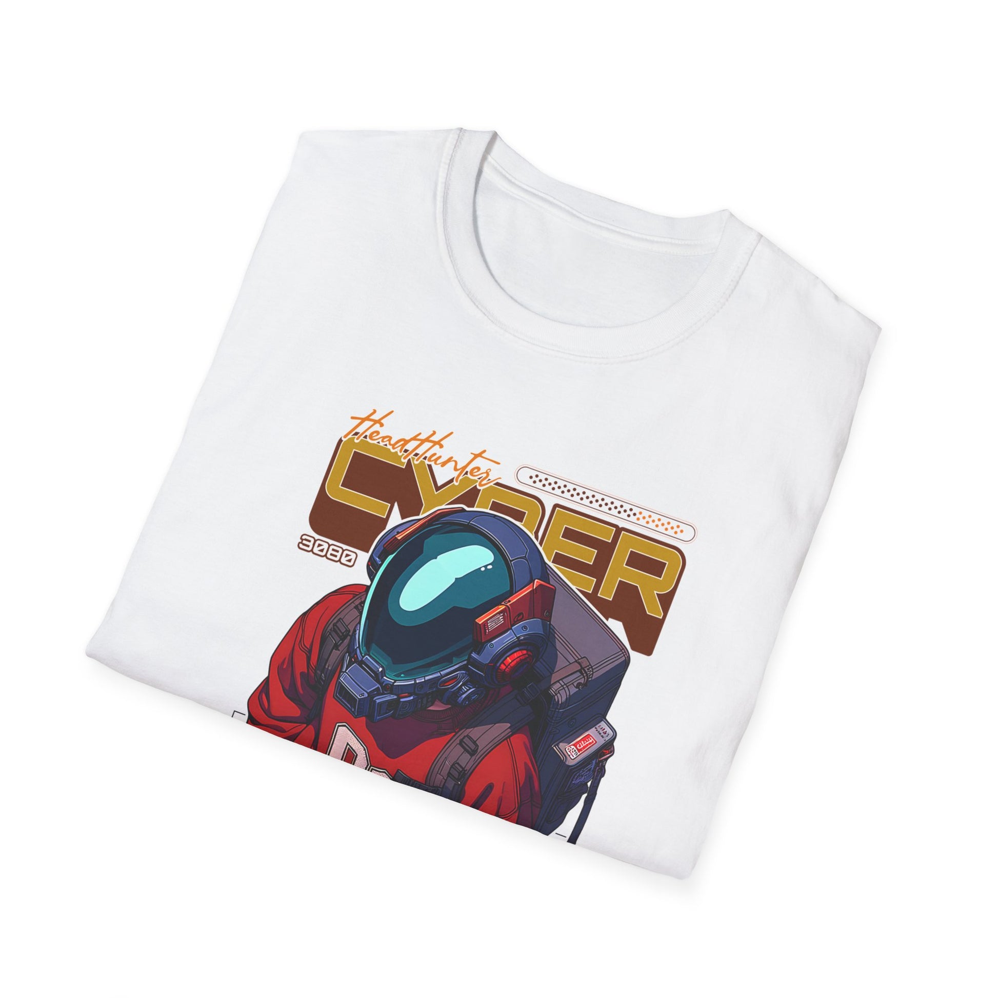 Cyber Astronaut Graphic T-Shirt — Futuristic Streetwear Tee