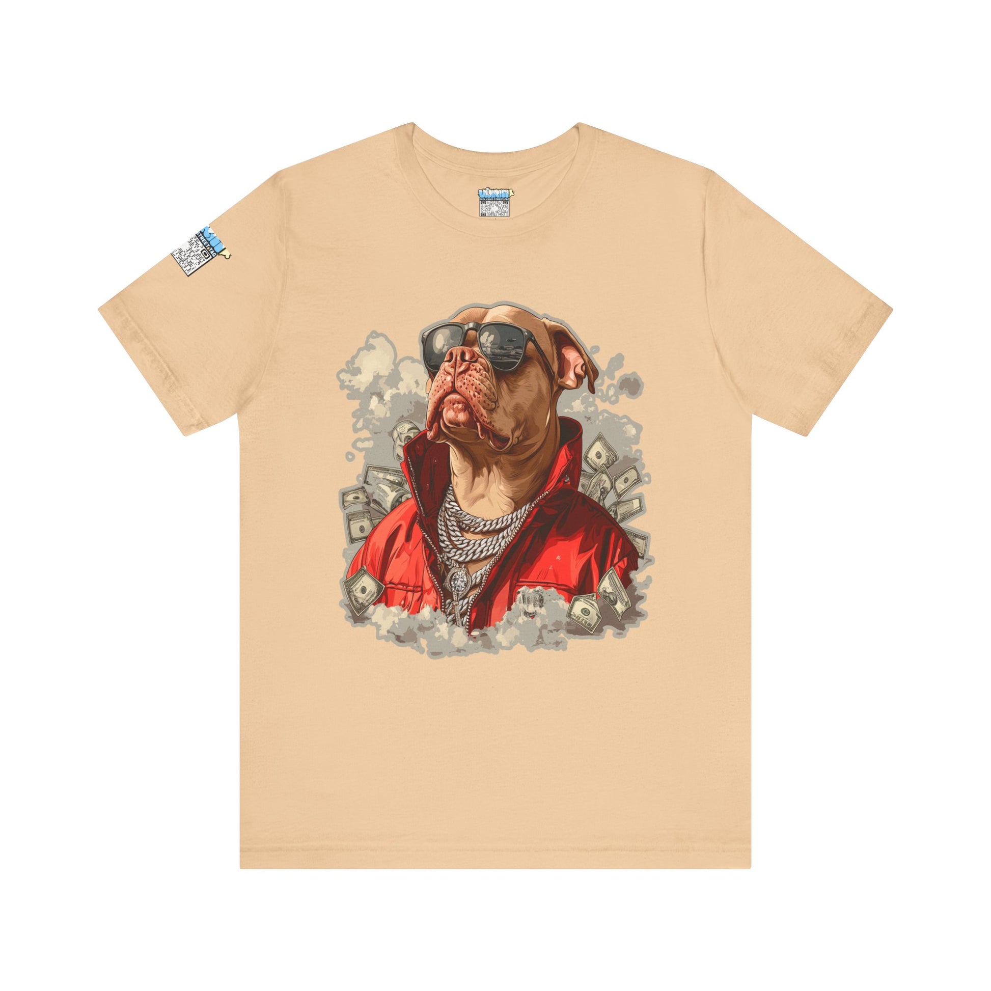 Cool Dog Swagger Tee - Stylish Pet Lover Shirt, Hip Hop Animal Art, Unisex Graphic T-Shirt, Gift for Dog Lovers, Trendy Everyday Wear