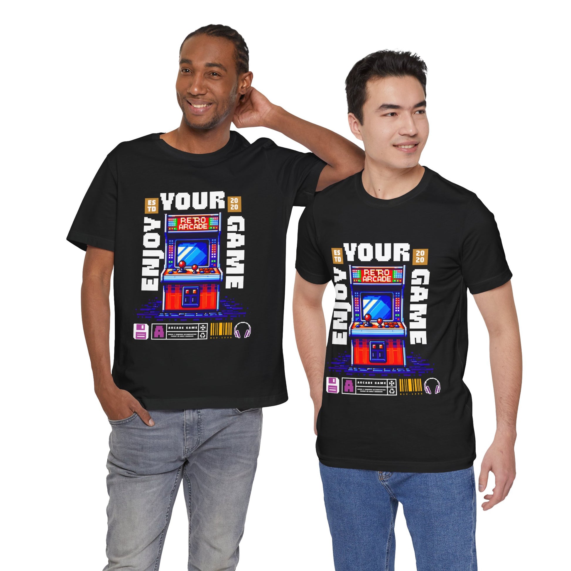 """"''Retro Arcade T-Shirt — Enjoy Your Game Vintage Gaming Tee