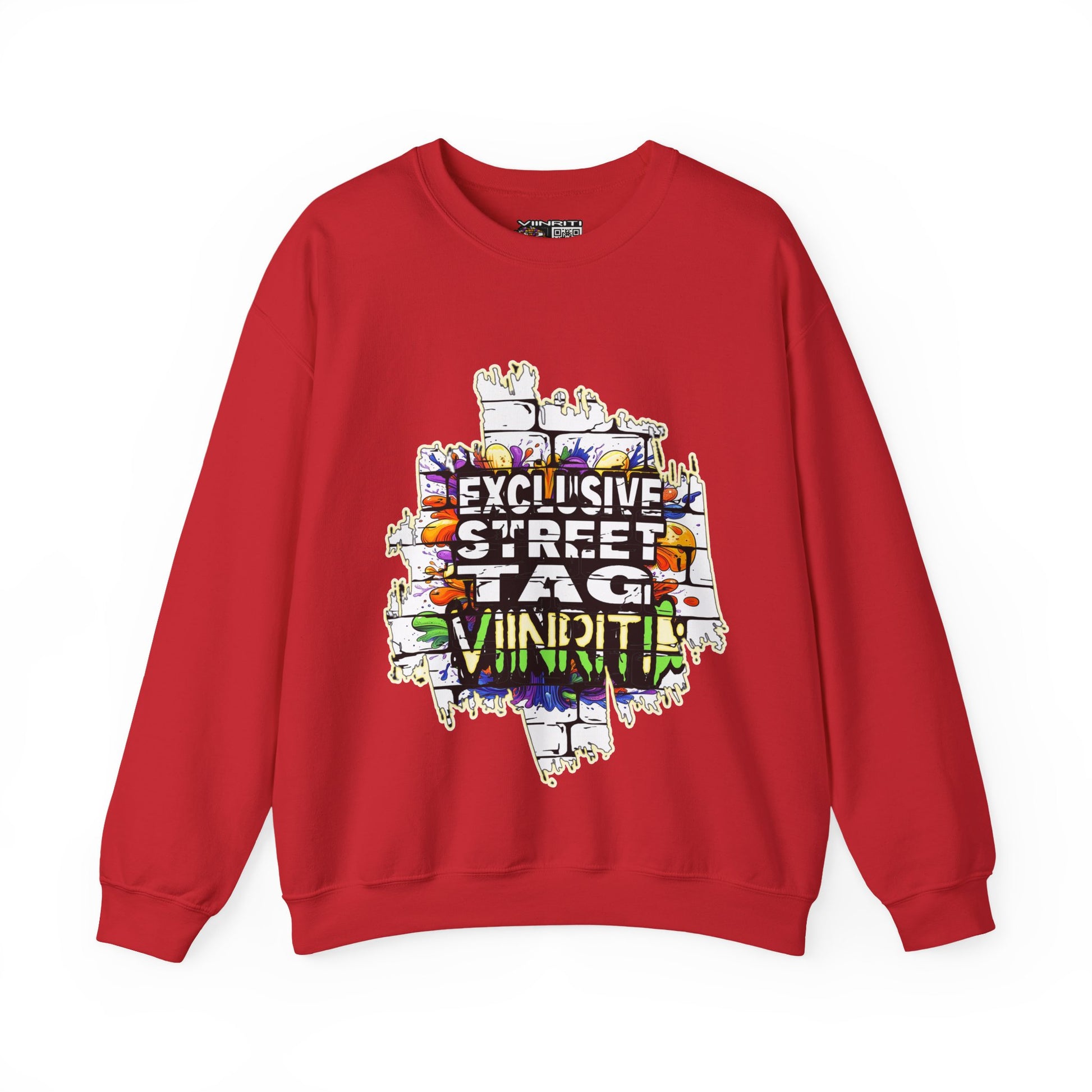 VIINRITI EXCLUSIVE Graffiti 'Exclusive Street Tag' Crewneck Sweatshirt
