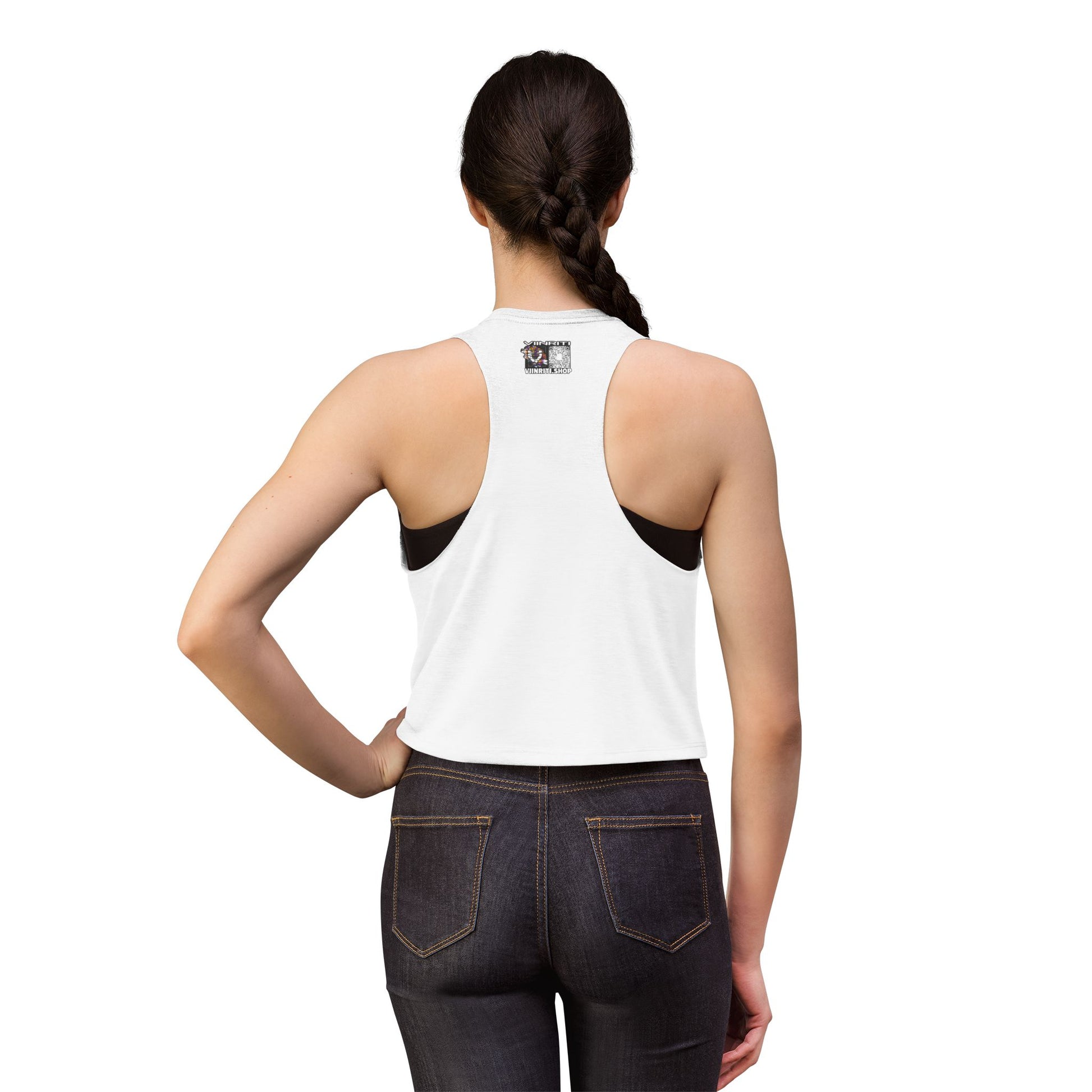 """" Viinriti Graffiti Brick 'Exclusive Street Tag' Women's Crop Top