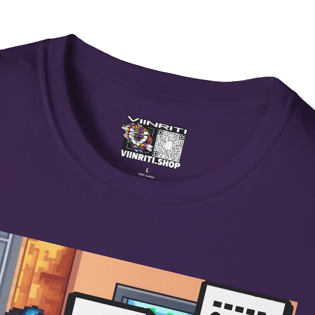 Gamer Comic T-Shirt — “I’m Trying to Play the Game” Pixel Art Tee