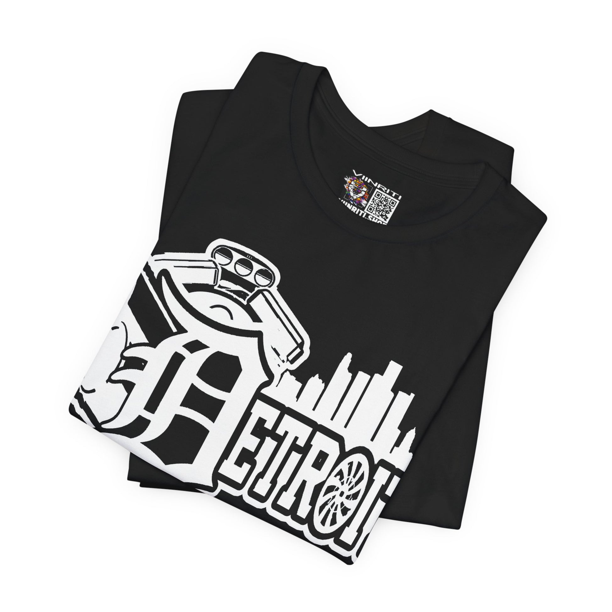 Detroit Skyline Tee — Vintage Motor City Logo T-Shirt