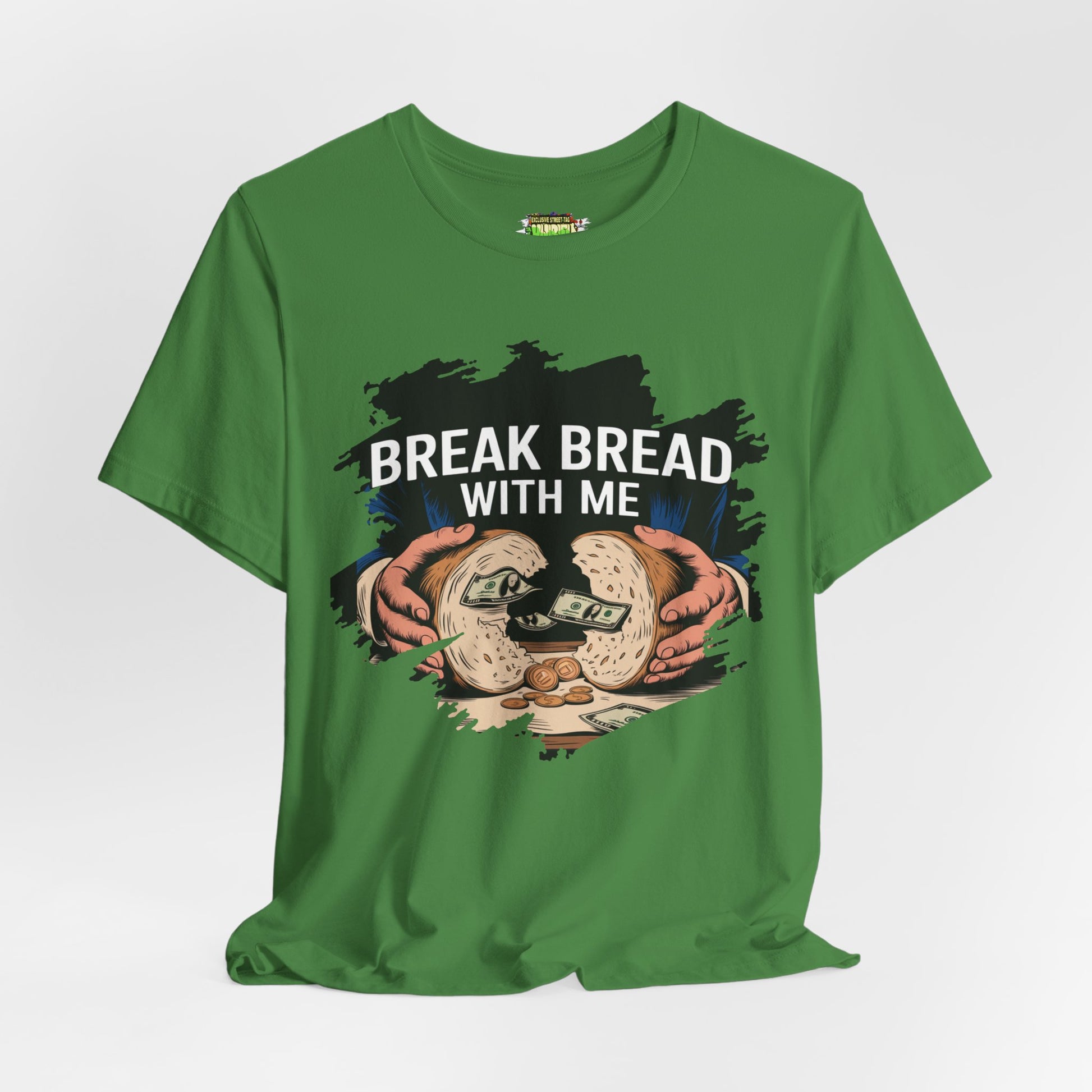Break Bread With Me Unisex Short Sleeve Tee - Fun Graphic T-Shirt
