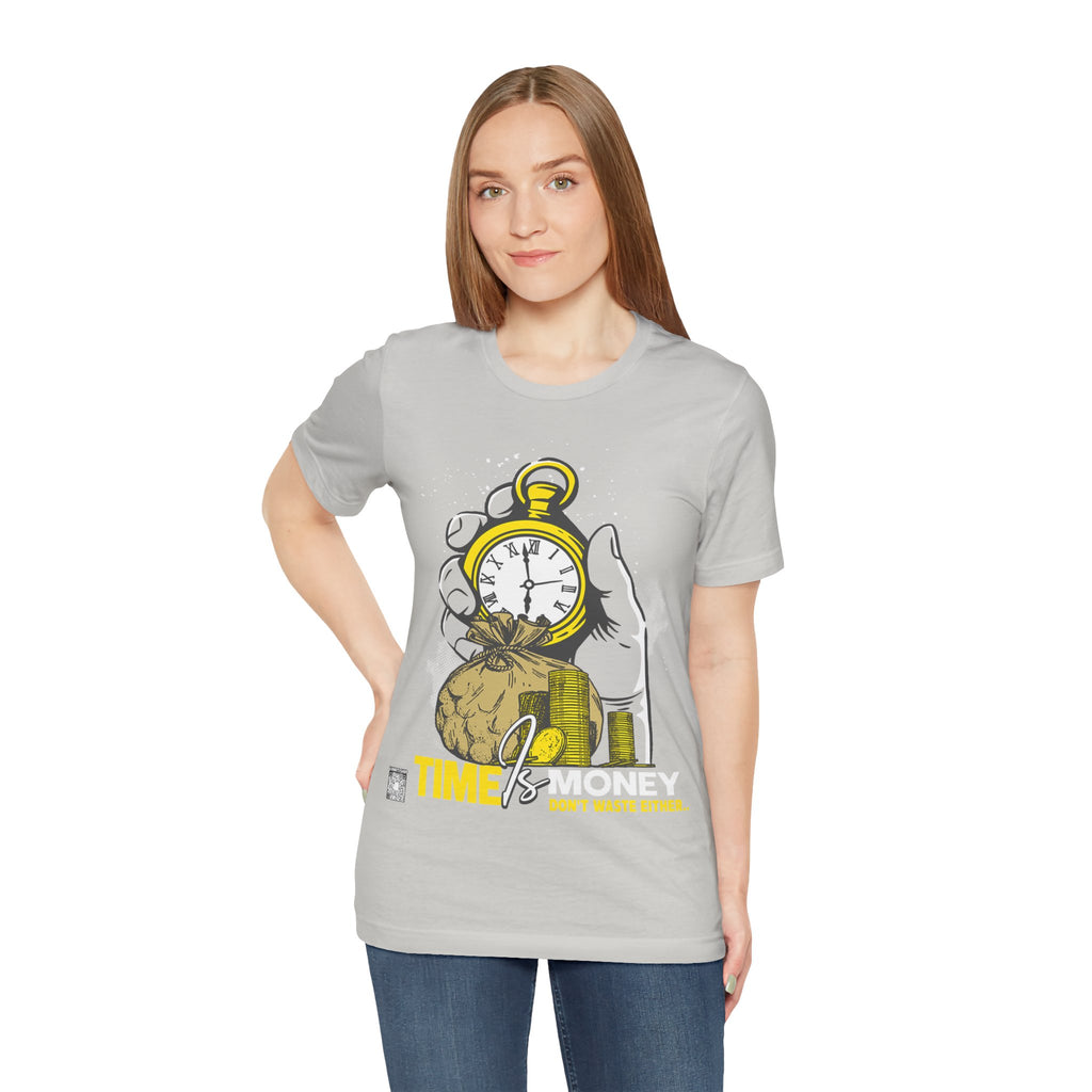 TIME IS MONEY Unisex Jersey Short Sleeve Tee
