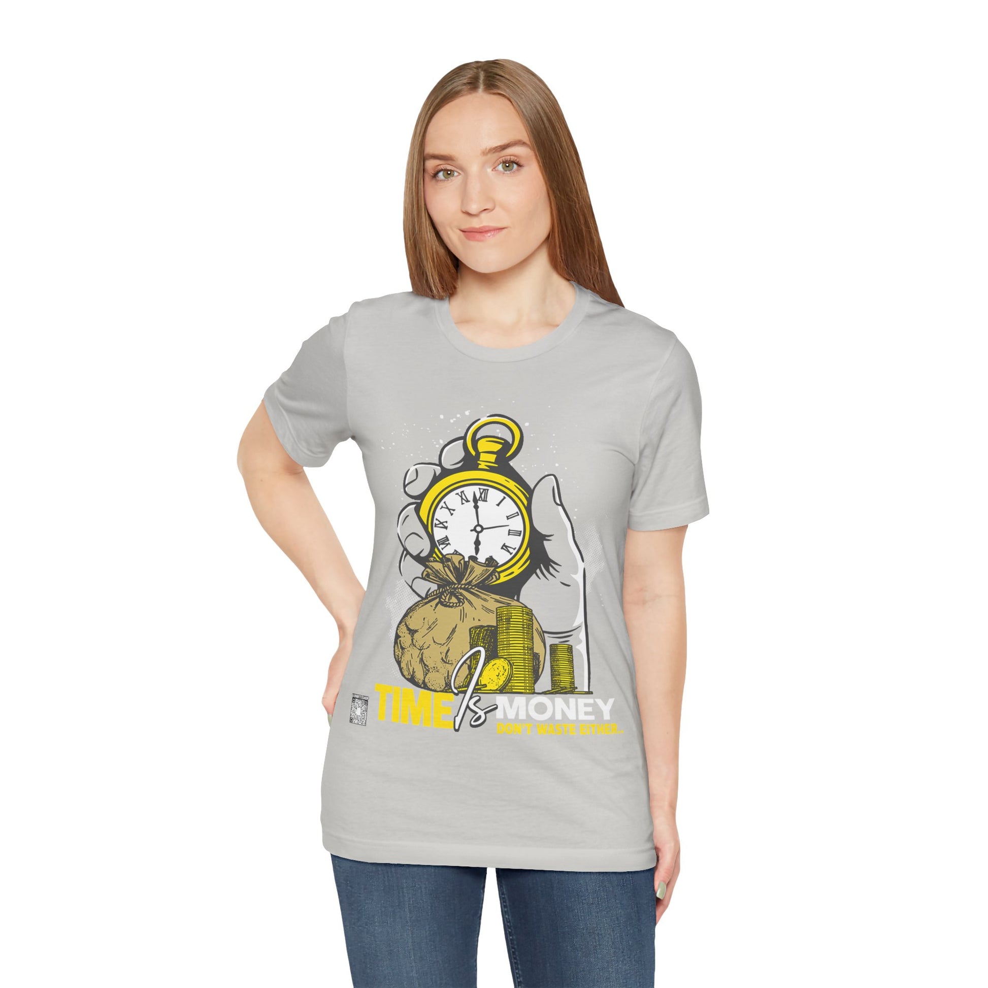 TIME IS MONEY Unisex Jersey Short Sleeve Tee