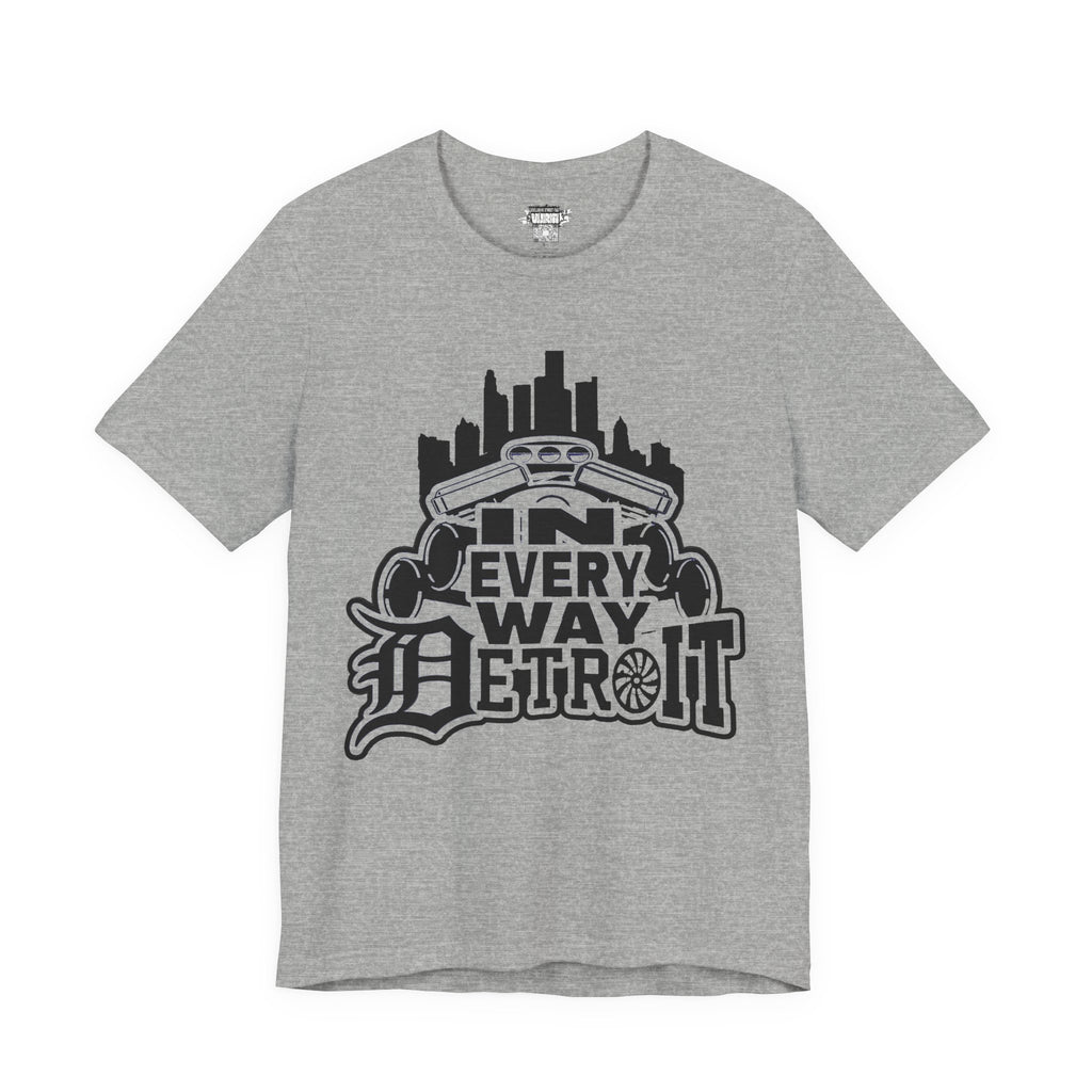 Detroit Big Pipes Unisex Tee, City Pride Shirt, Automotive Enthusiast Top, Casual Wear, Gift for Detroit Lovers