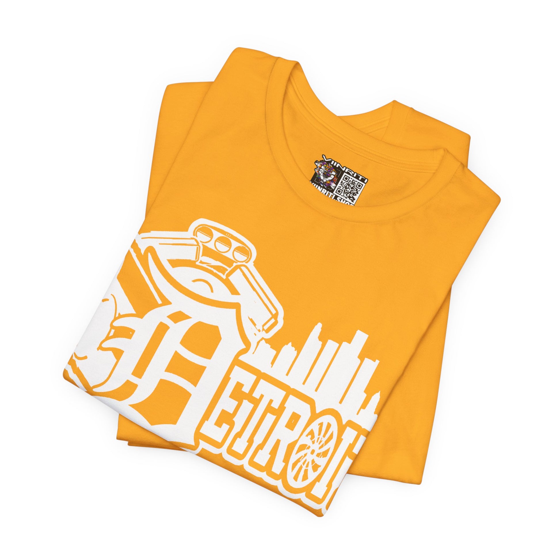 Detroit Skyline Tee — Vintage Motor City Logo T-Shirt