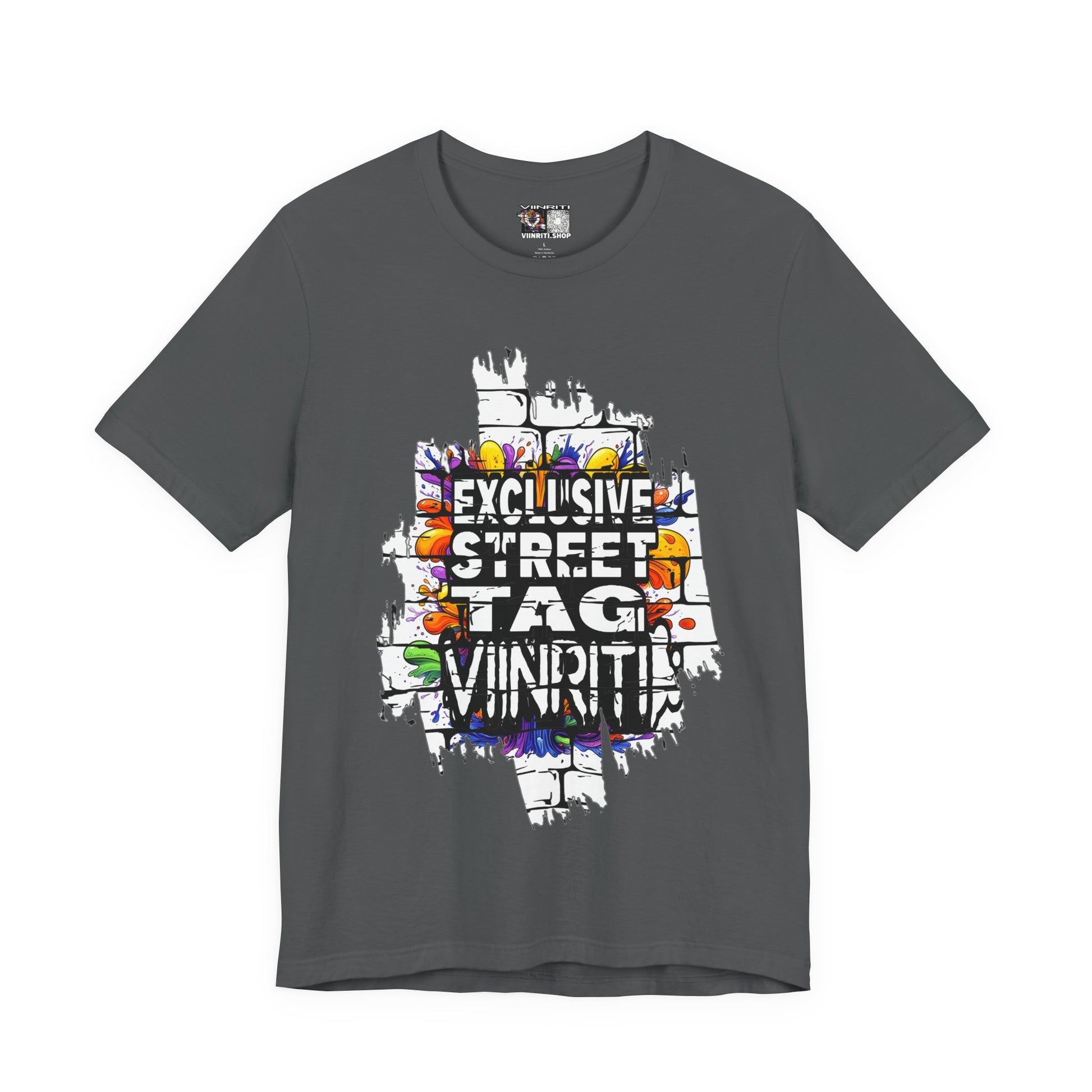 """"Viinriti Street Tag Graffiti Tee — "Exclusive Street Tag Vinniti" Graphic T-Shirt