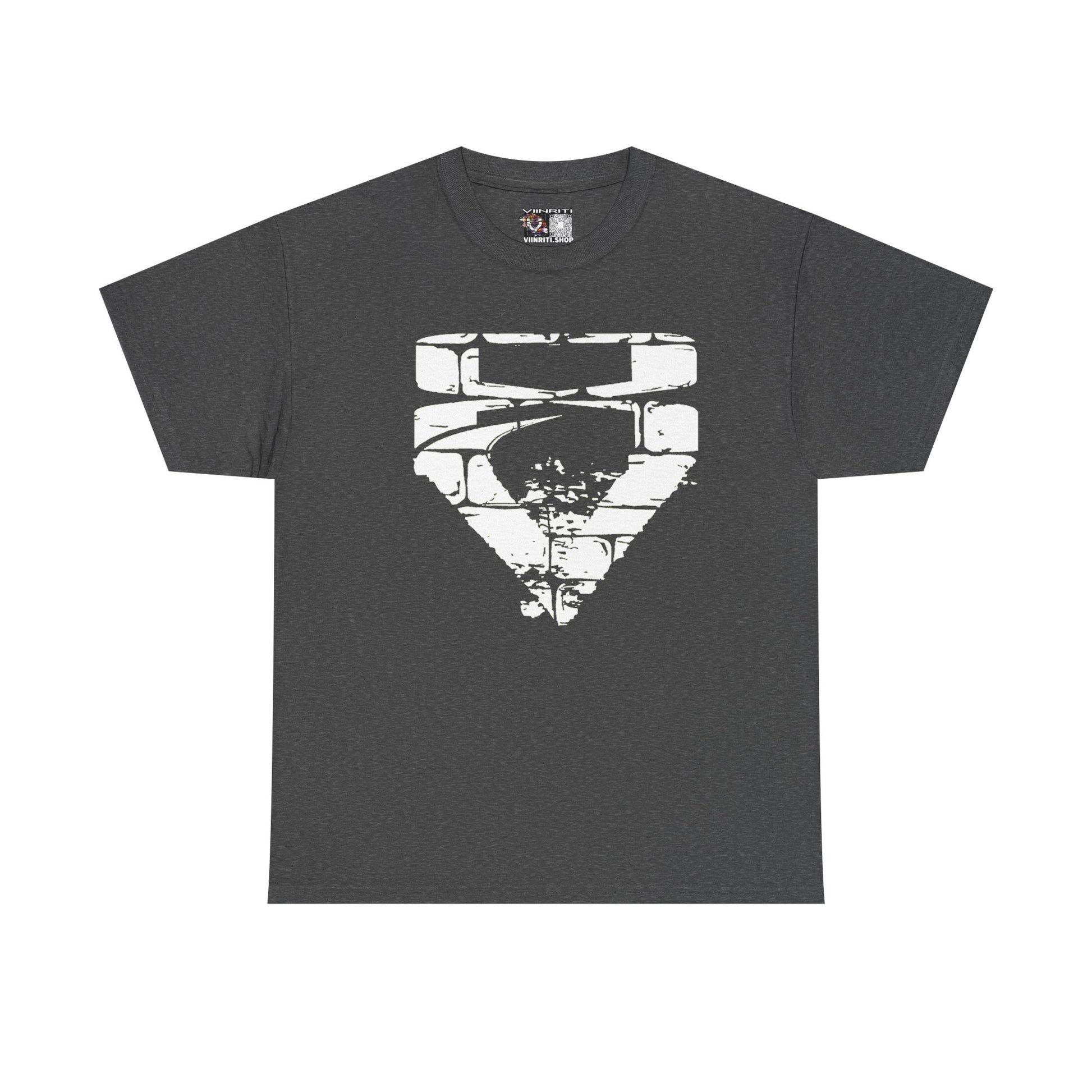 """"VIINRITI Snake Head Graphic Tee — Fierce Black Snake Illustration T-Shirt