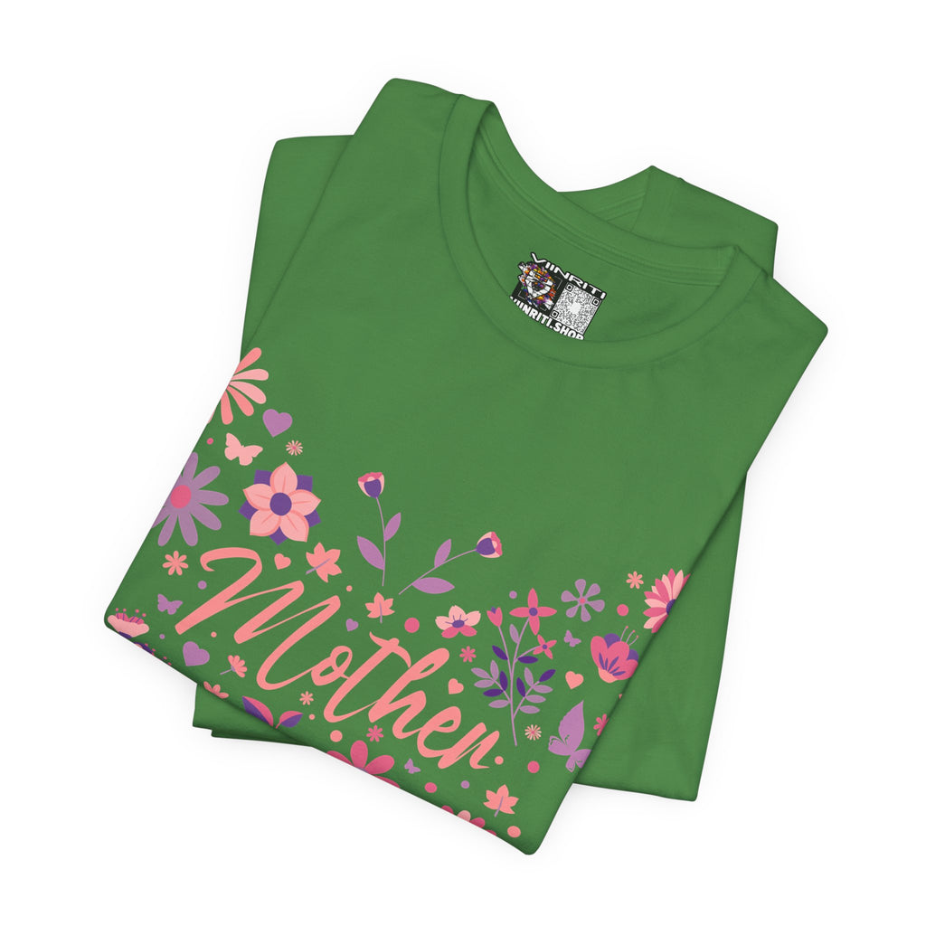 Butterfly Mother T-Shirt,Tee for Mom, Floral Gift, Birthday Present, Mother's Day Apparel, Cute Butterfly Design