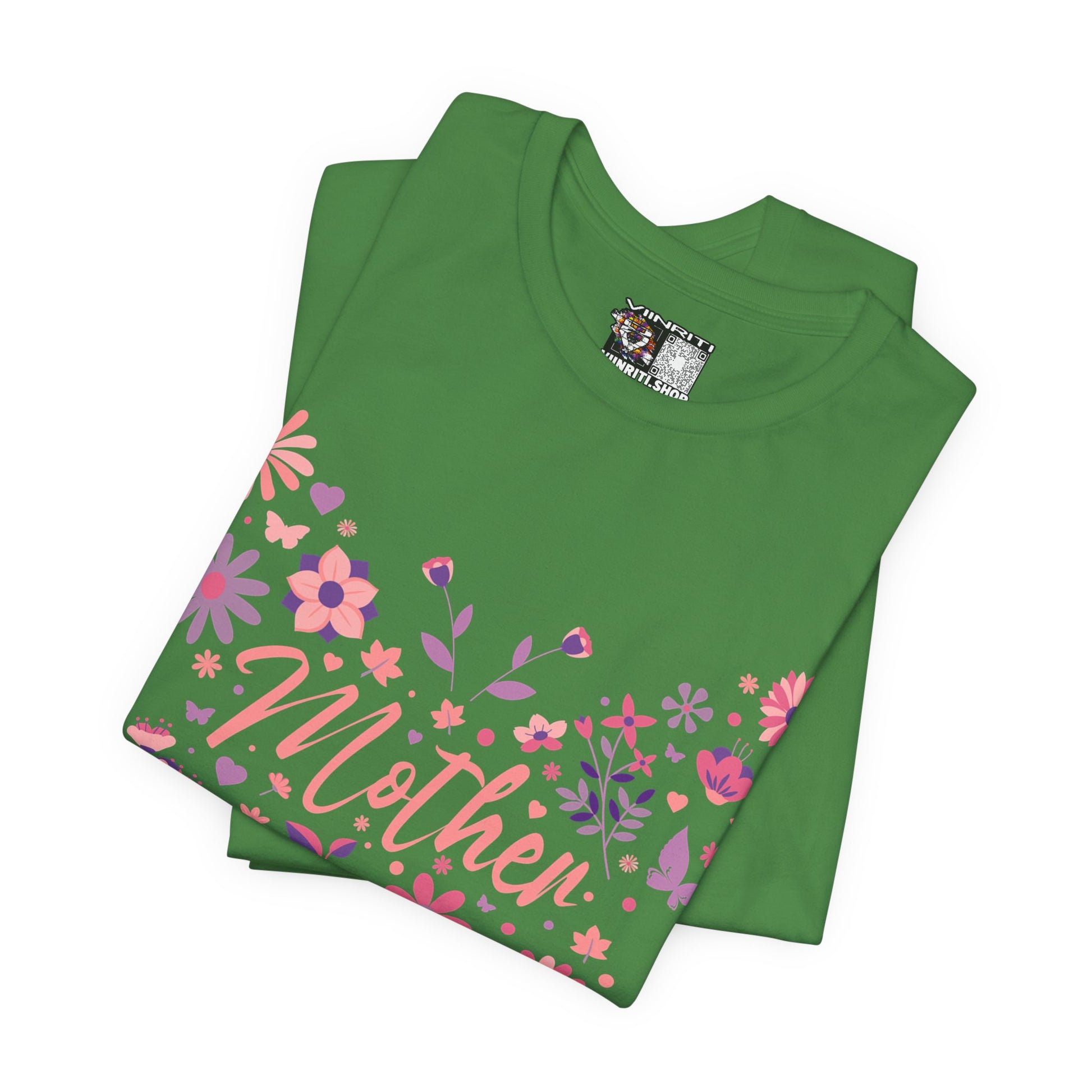Butterfly Mother T-Shirt,Tee for Mom, Floral Gift, Birthday Present, Mother's Day Apparel, Cute Butterfly Design