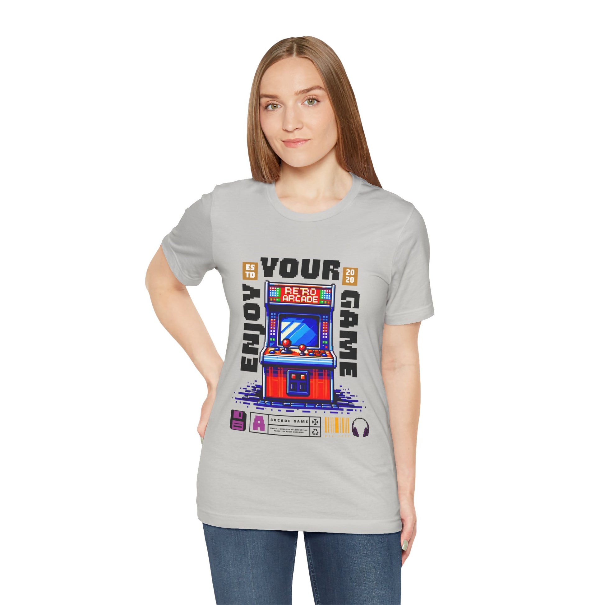 """"''Retro Arcade T-Shirt — Enjoy Your Game Vintage Gaming Tee