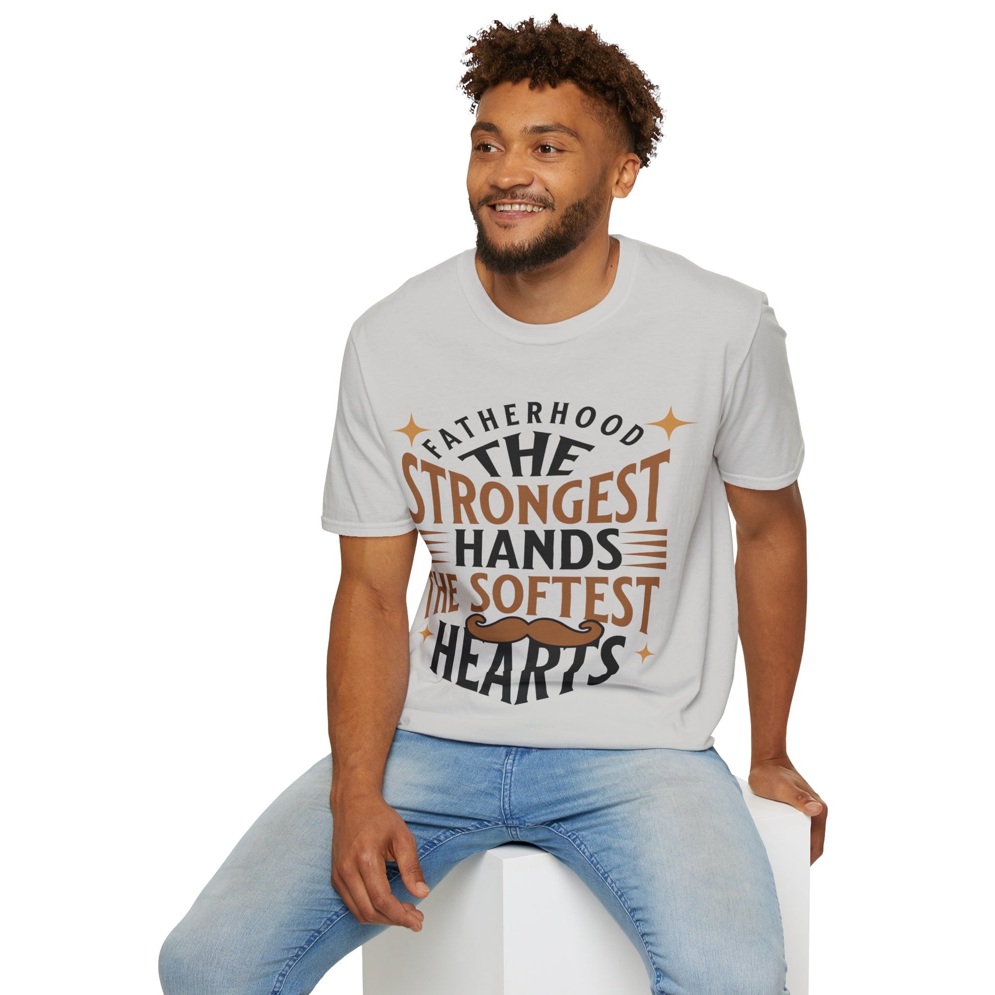 Fatherhood T-Shirt, Softstyle Tee for Dads, Gifts for Father's Day, Casual Wear, Unique Men’s Apparel, Family Celebration Top
