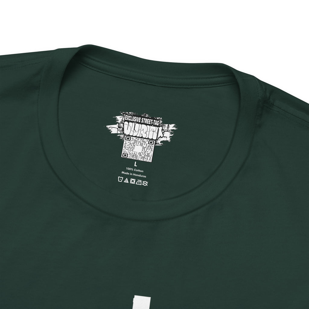 Detroit D Monochrome Tee — City Skyline & Motor Graphic T-Shirt