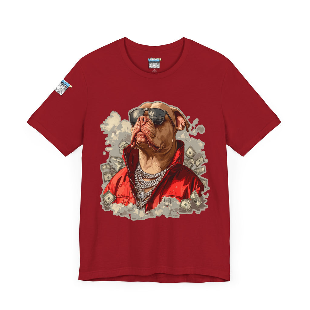 Cool Dog Swagger Tee - Stylish Pet Lover Shirt, Hip Hop Animal Art, Unisex Graphic T-Shirt, Gift for Dog Lovers, Trendy Everyday Wear
