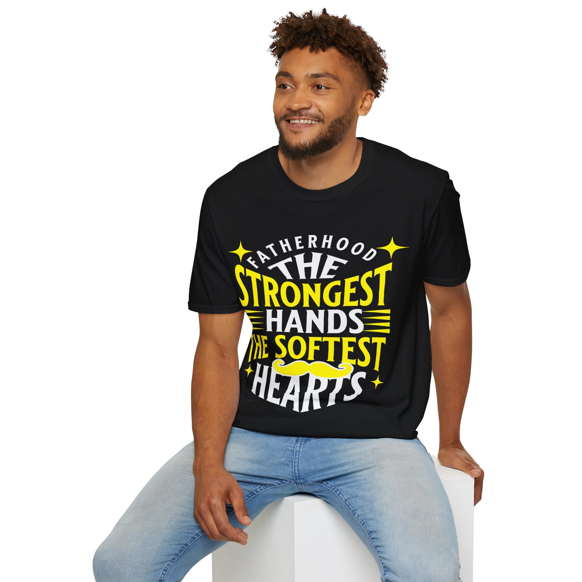 Fatherhood T-Shirt, Softstyle Tee for Dads, Gifts for Father's Day, Casual Wear, Unique Men’s Apparel, Family Celebration Top