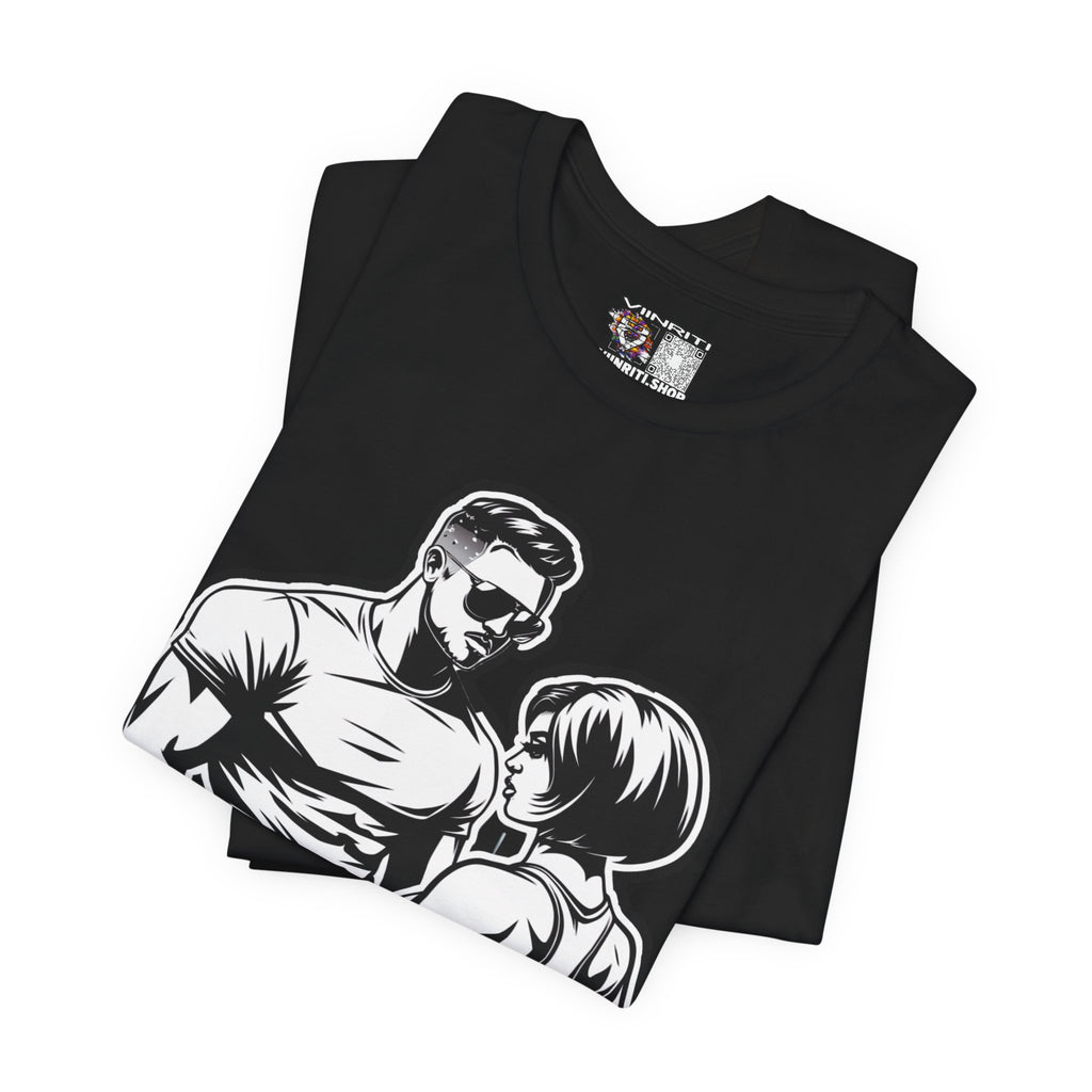 Fitness Humor Men's Tee – 'I’m a Man That Likes the Girls That Be in the Gym'