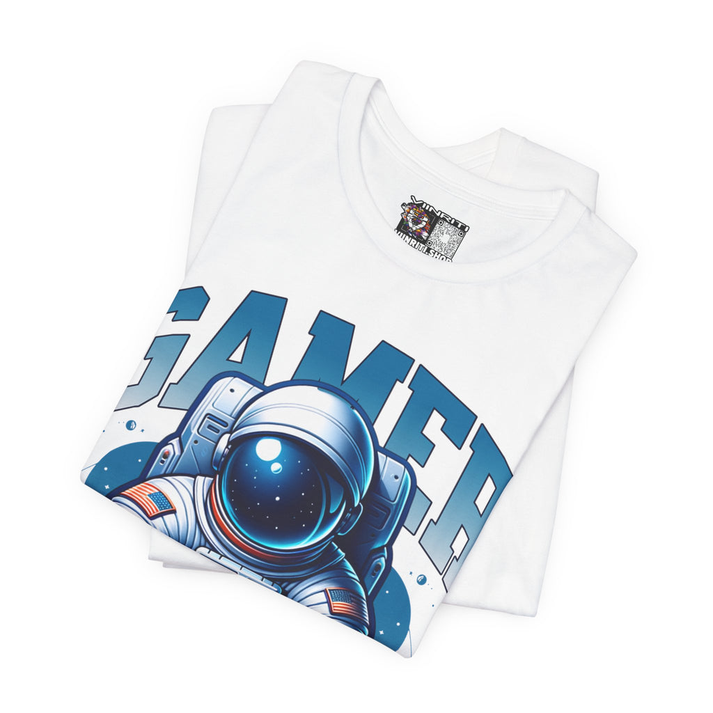 Astronaut Gamer T‑Shirt — 'GAMER' Space Controller Tee