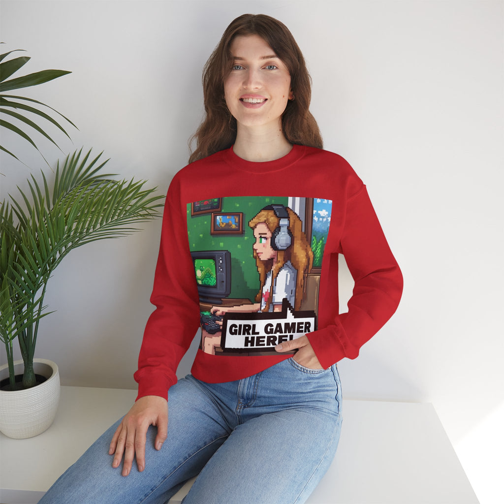Retro Gamer Sweatshirt | Cozy Crewneck for Gaming Lovers, Video Game Gift, Casual Wear, Unisex Apparel, Perfect for Gamers