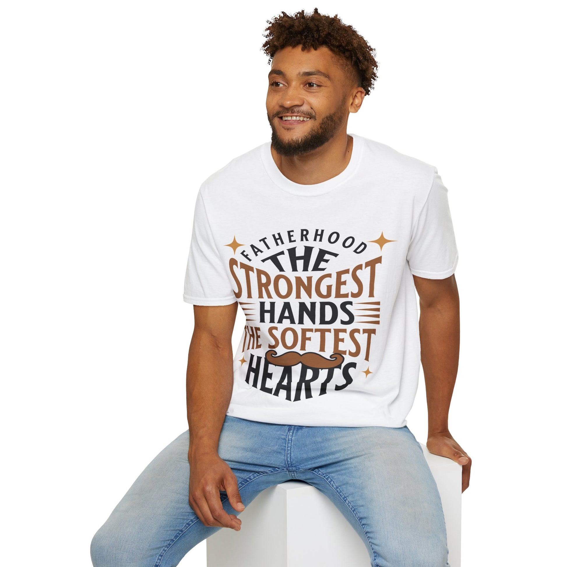 Fatherhood T-Shirt, Softstyle Tee for Dads, Gifts for Father's Day, Casual Wear, Unique Men’s Apparel, Family Celebration Top