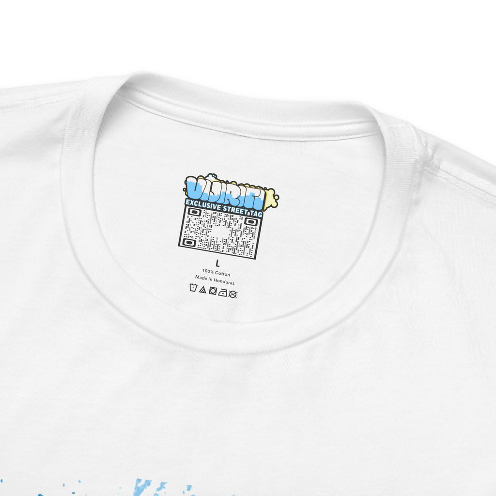Ocean Dripp Blue Shark Graphic Unisex Tee - Fun Beachwear for Summer Adventures