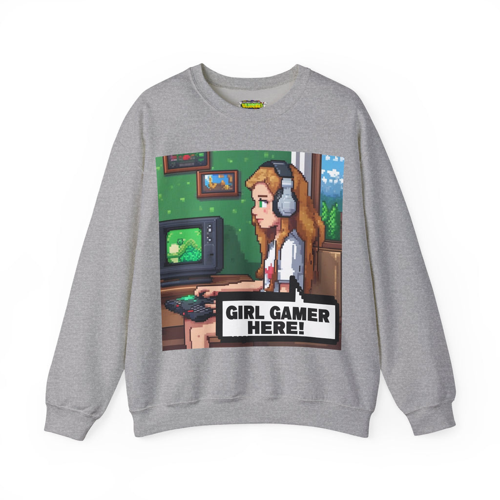 Retro Gamer Sweatshirt | Cozy Crewneck for Gaming Lovers, Video Game Gift, Casual Wear, Unisex Apparel, Perfect for Gamers