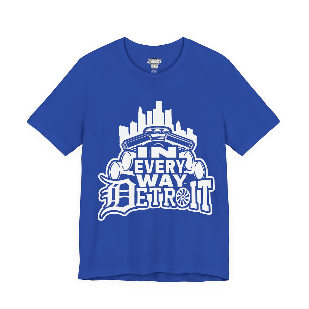 Detroit Big Pipes Unisex Tee, City Pride Shirt, Automotive Enthusiast Top, Casual Wear, Gift for Detroit Lovers