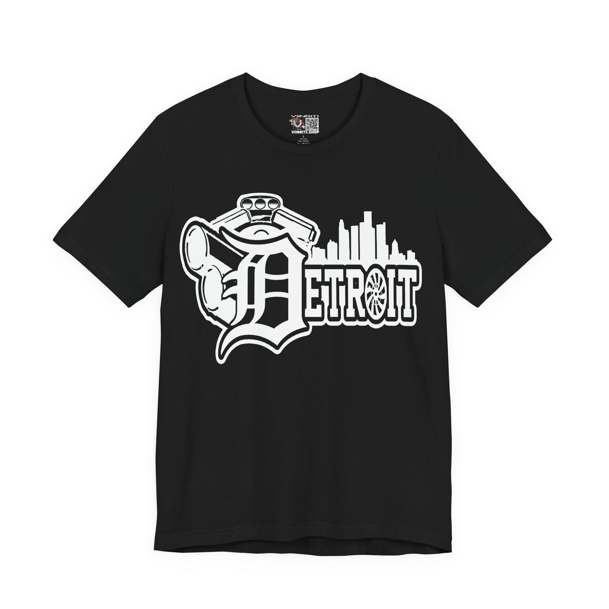Detroit Skyline Tee — Vintage Motor City Logo T-Shirt