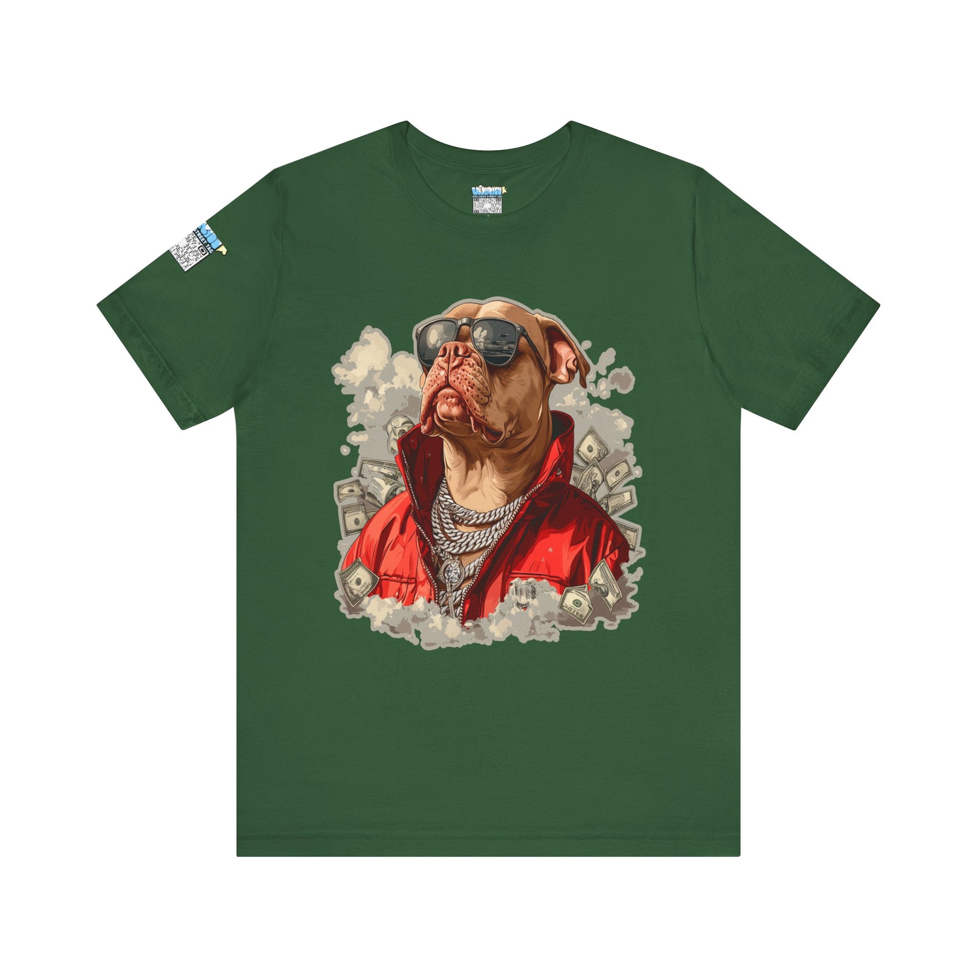 Cool Dog Swagger Tee - Stylish Pet Lover Shirt, Hip Hop Animal Art, Unisex Graphic T-Shirt, Gift for Dog Lovers, Trendy Everyday Wear