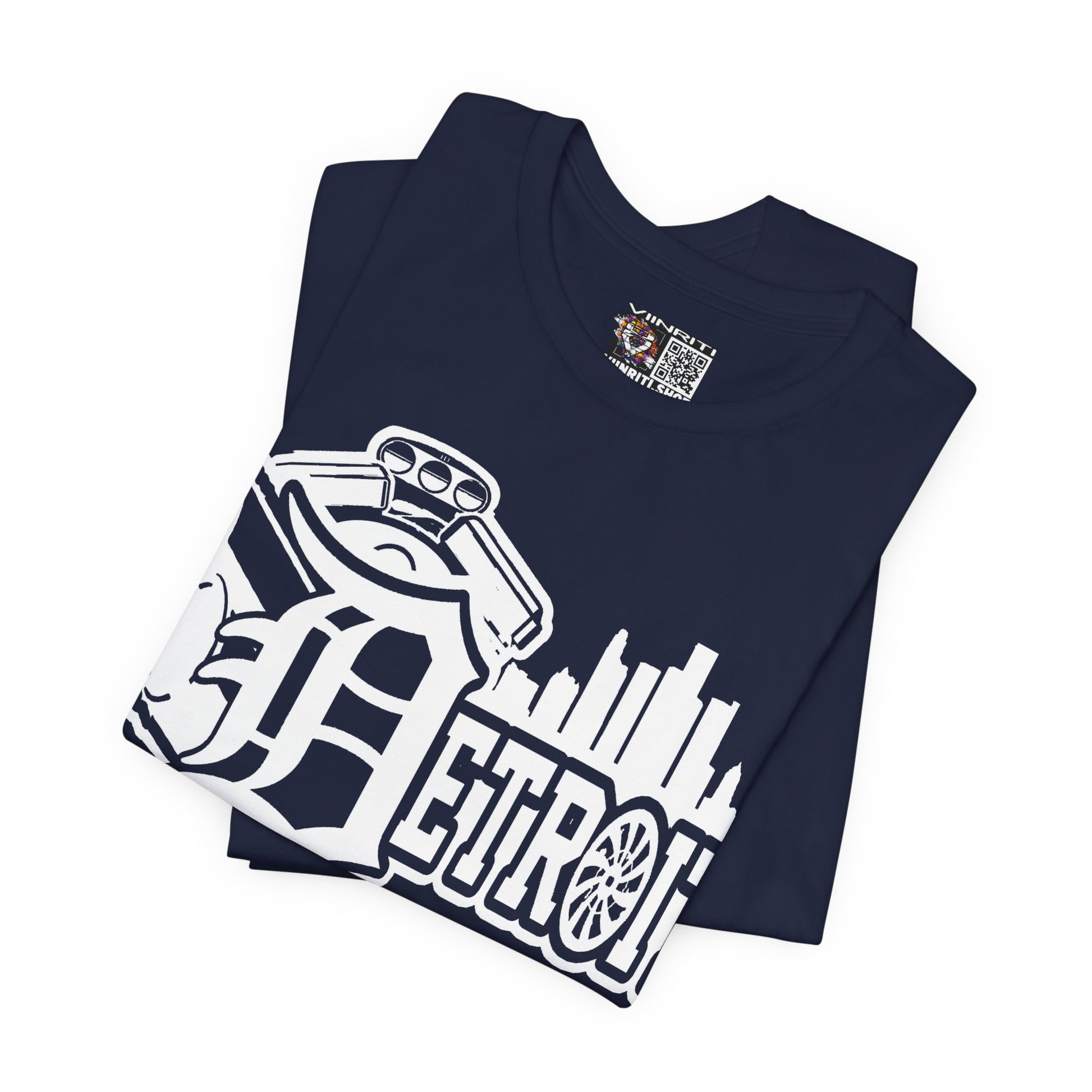 Detroit Skyline Tee — Vintage Motor City Logo T-Shirt