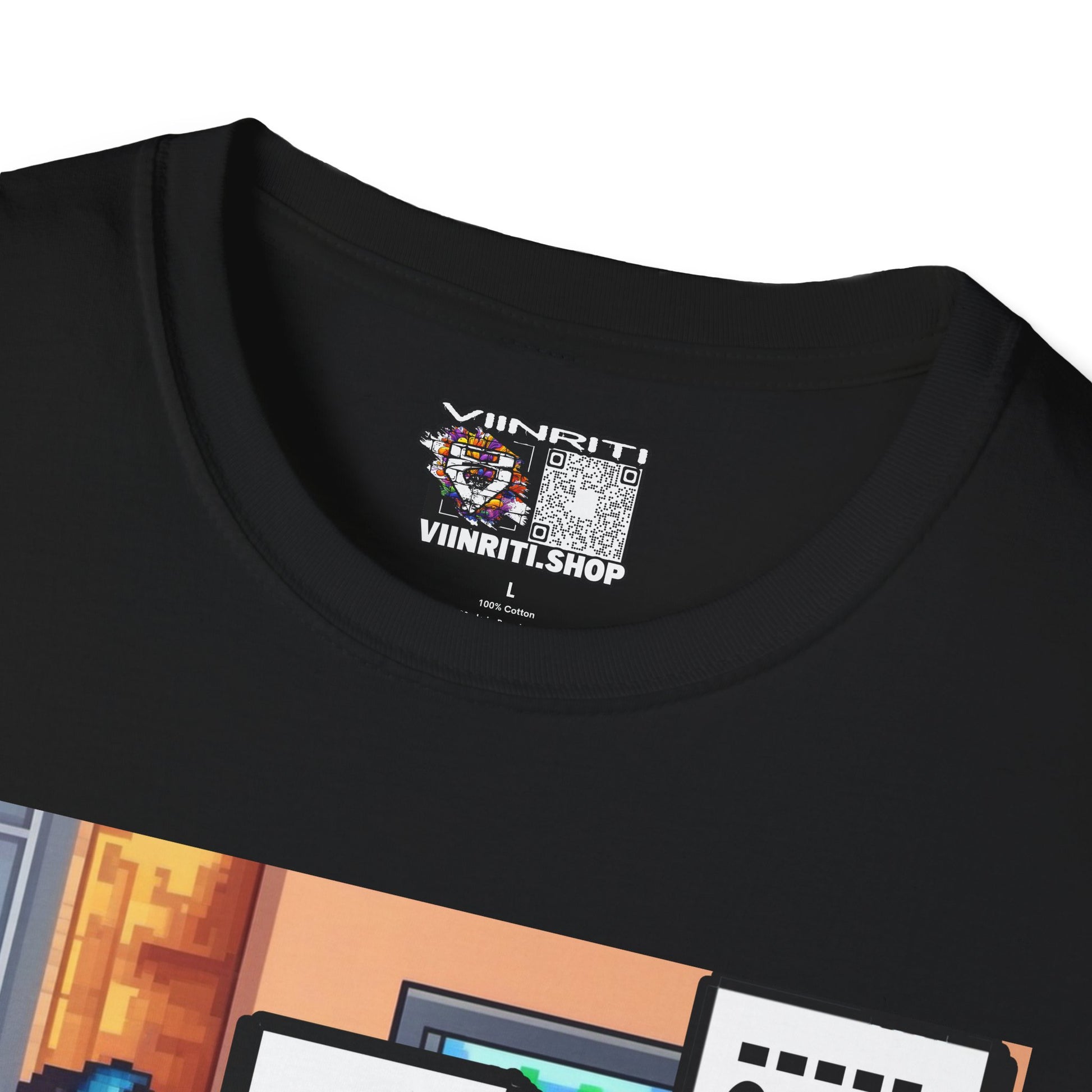 Gamer Comic T-Shirt — “I’m Trying to Play the Game” Pixel Art Tee