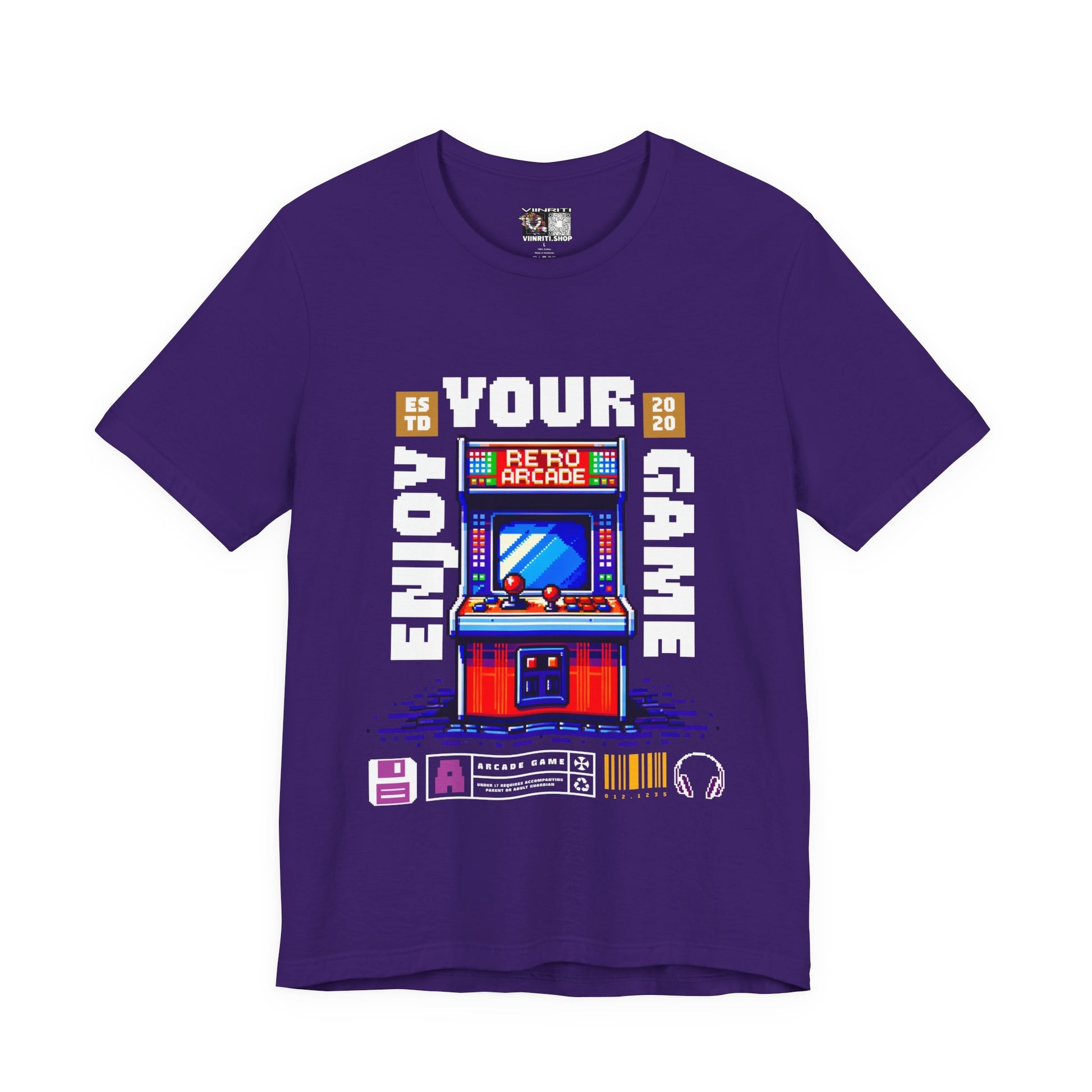 """"''Retro Arcade T-Shirt — Enjoy Your Game Vintage Gaming Tee