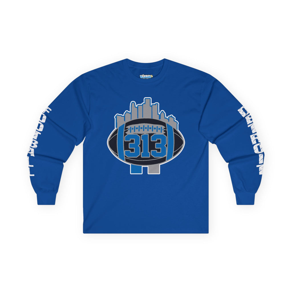 313 Foot ball new Lion color Long Sleeve Tee
