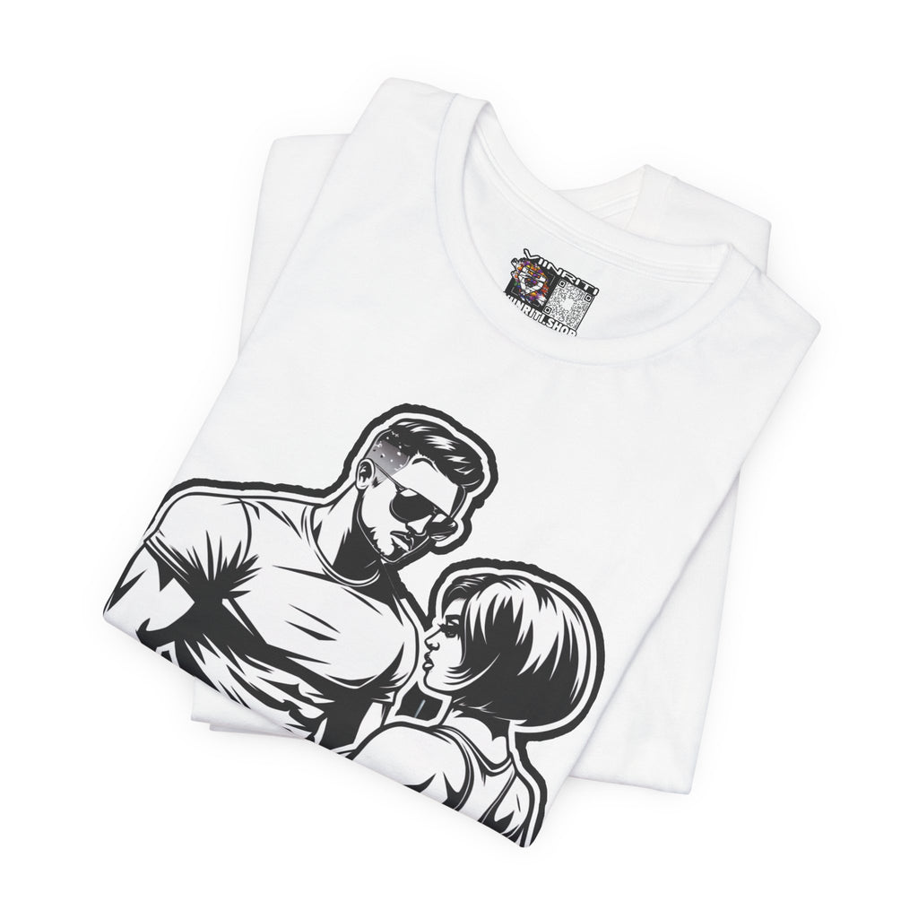 Fitness Humor Men's Tee – 'I’m a Man That Likes the Girls That Be in the Gym'