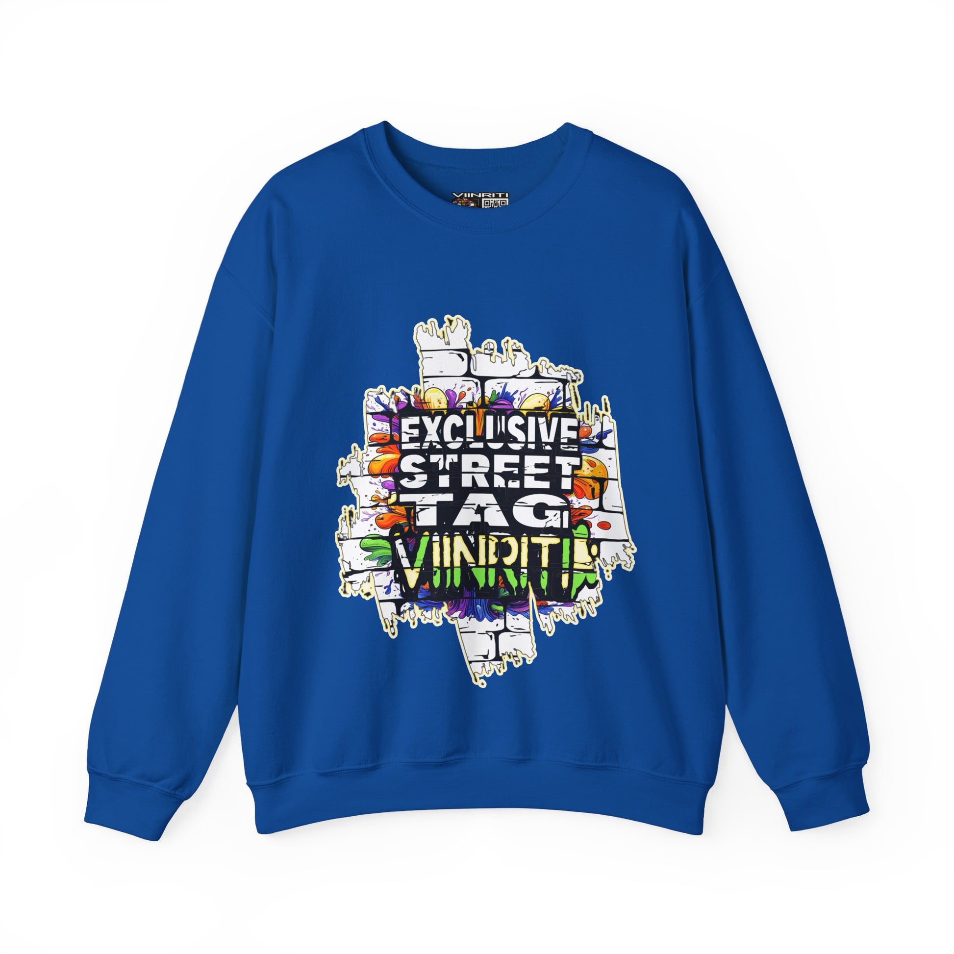 VIINRITI EXCLUSIVE Graffiti 'Exclusive Street Tag' Crewneck Sweatshirt