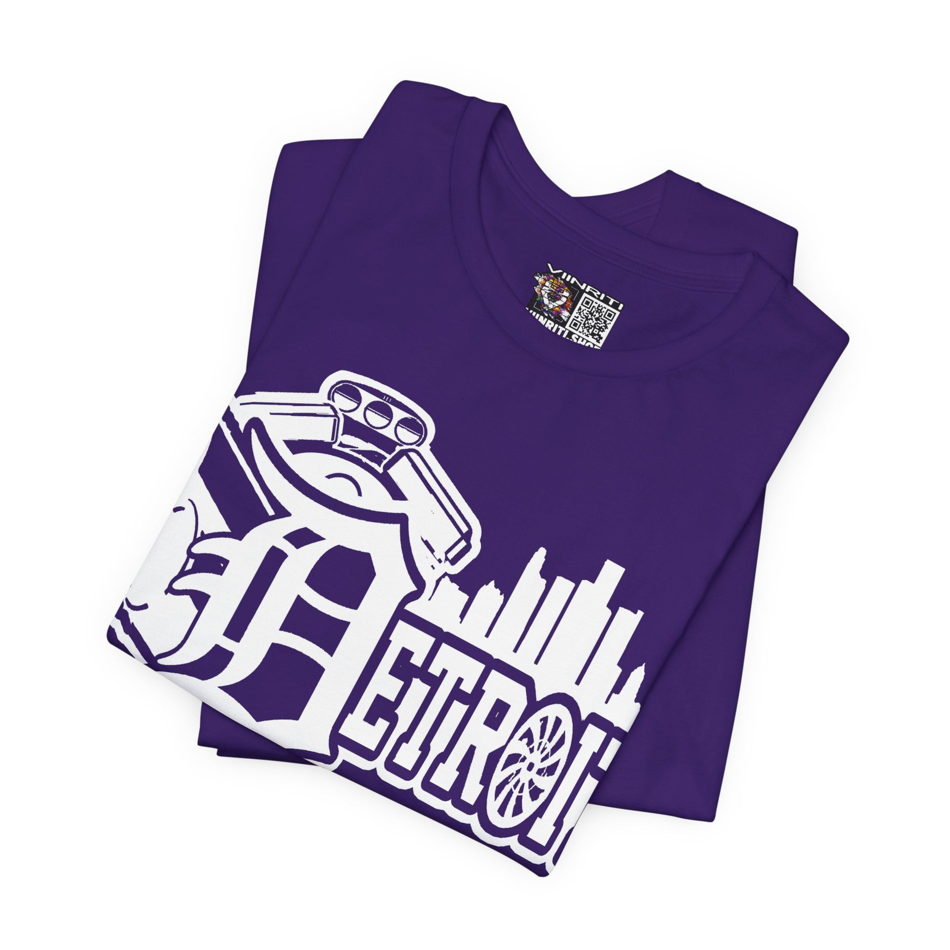 Detroit Skyline Tee — Vintage Motor City Logo T-Shirt
