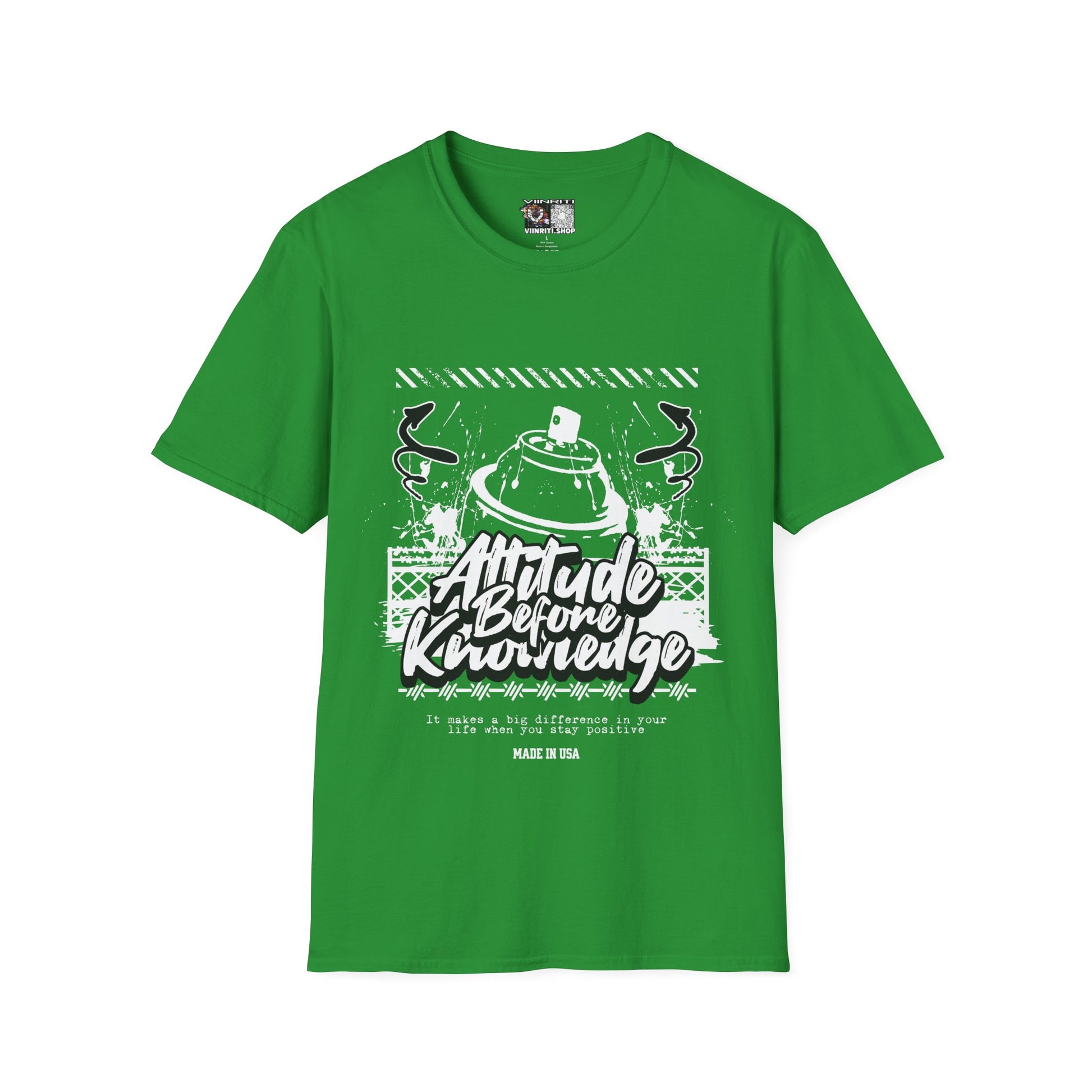 Attitude Before Knowledge Graphic Tee